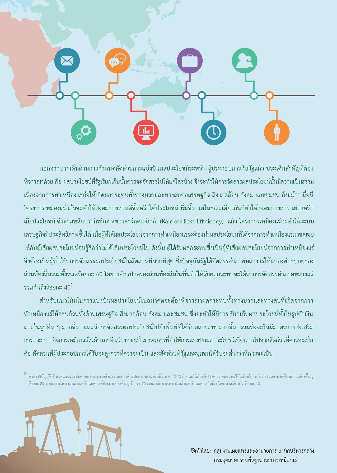 Newsletter vol.12 การแบ่งปันผลประโยชน์ในอุตสาหกรรมเหมืองแร่