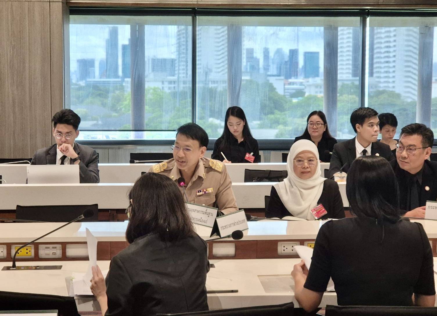 อพร.อดิทัตฯ เข้าร่วมการประชุมกับคณะอนุกรรมาธิการพิจารณาศึกษามลพิษทางน้ำข้ามแดน ณ อาคารรัฐสภา