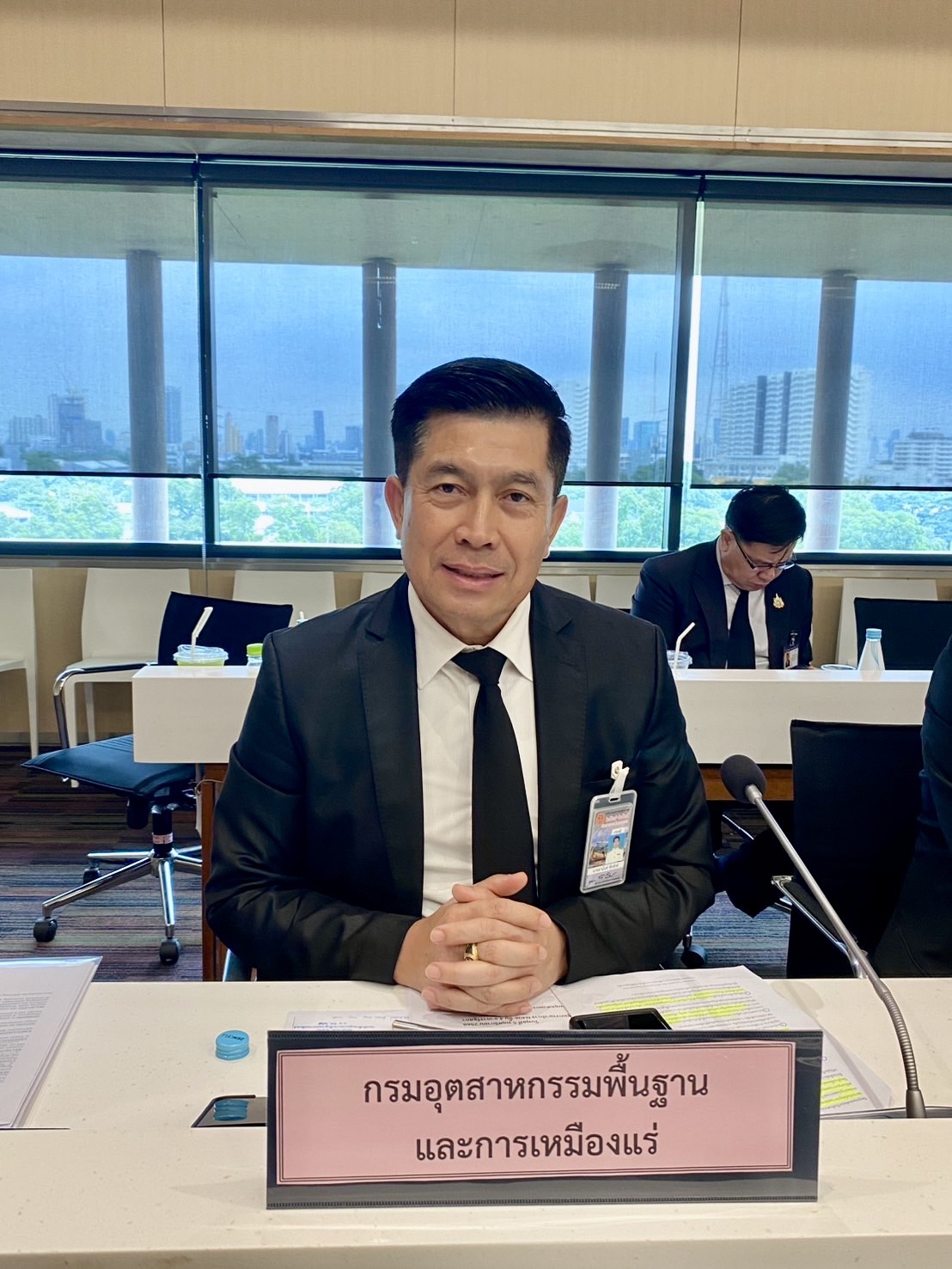 รพร.อานันท์ฯ เข้าร่วมการประชุมคณะกรรมาธิการอุตสาหกรรม สภาผู้แทนราษฎร เพื่อชี้แจงและให้ข้อมูลเกี่ยวกับแร่แรร์เอิร์ธ