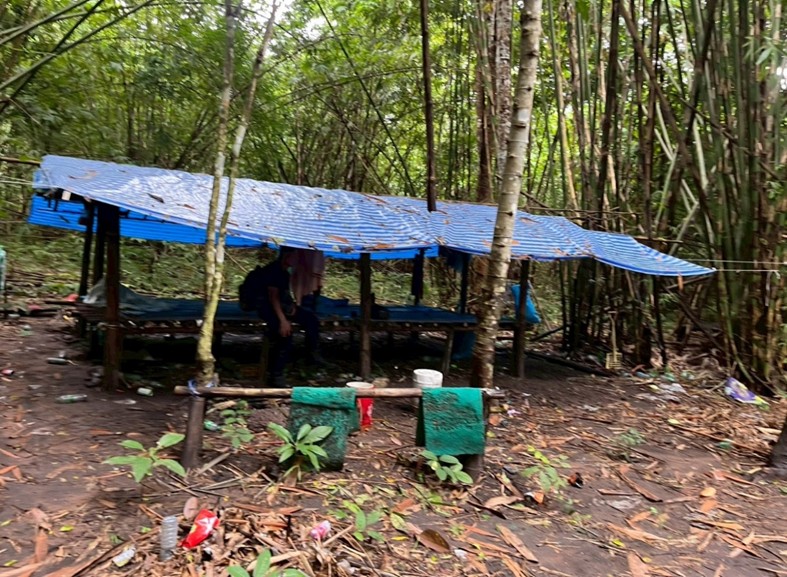 กม. และ สรข.7 ตรวจสอบพื้นที่ลักลอบทำเหมืองแร่ในบริเวณพื้นที่ หมู่ที่ 9 ต.วังกระแจะ อ.ไทรโยค จ.กาญจนบุรี