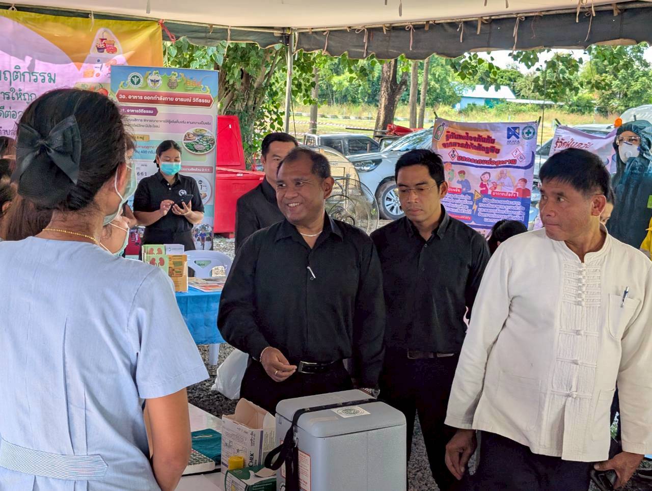 สรข.5 พิษณุโลก ร่วมกิจกรรมโครงการตรวจสุขภาพของประชาชนรอบพื้นที่เหมืองแร่ทองคำชาตรี บริษัท อัครา รีซอร์สเซส จำกัด (มหาชน) ภายใต้โครงการ “เหมืองแร่ปลอดภัย ห่วงใยประชาชน ปี 9”