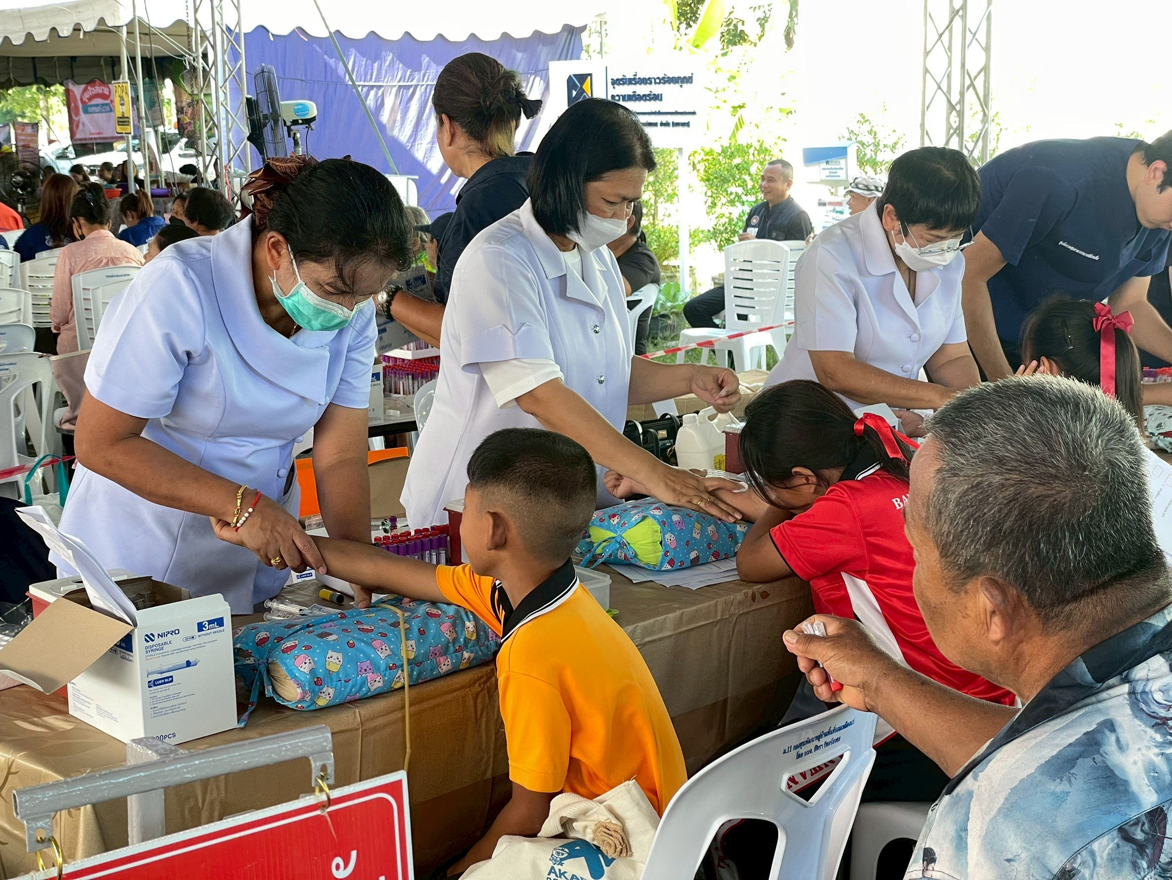 สรข.5 พิษณุโลก ร่วมกิจกรรมโครงการตรวจสุขภาพของประชาชนรอบพื้นที่เหมืองแร่ทองคำชาตรี บริษัท อัครา รีซอร์สเซส จำกัด (มหาชน) ภายใต้โครงการ “เหมืองแร่ปลอดภัย ห่วงใยประชาชน ปี 9”