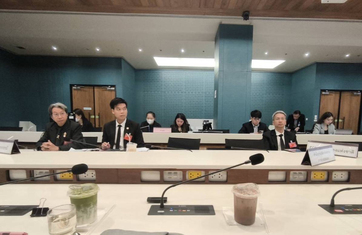 อพร.อดิทัตฯ ร่วมชี้แจงต่อคณะอนุกรรมาธิการพิจารณาศึกษาญัตติแนวทางการรับมือผลกระทบของสงครามการค้าต่อเศรษฐกิจไทย ในคณะกรรมาธิการการพัฒนาเศรษฐกิจ สภาผู้แทนราษฎร