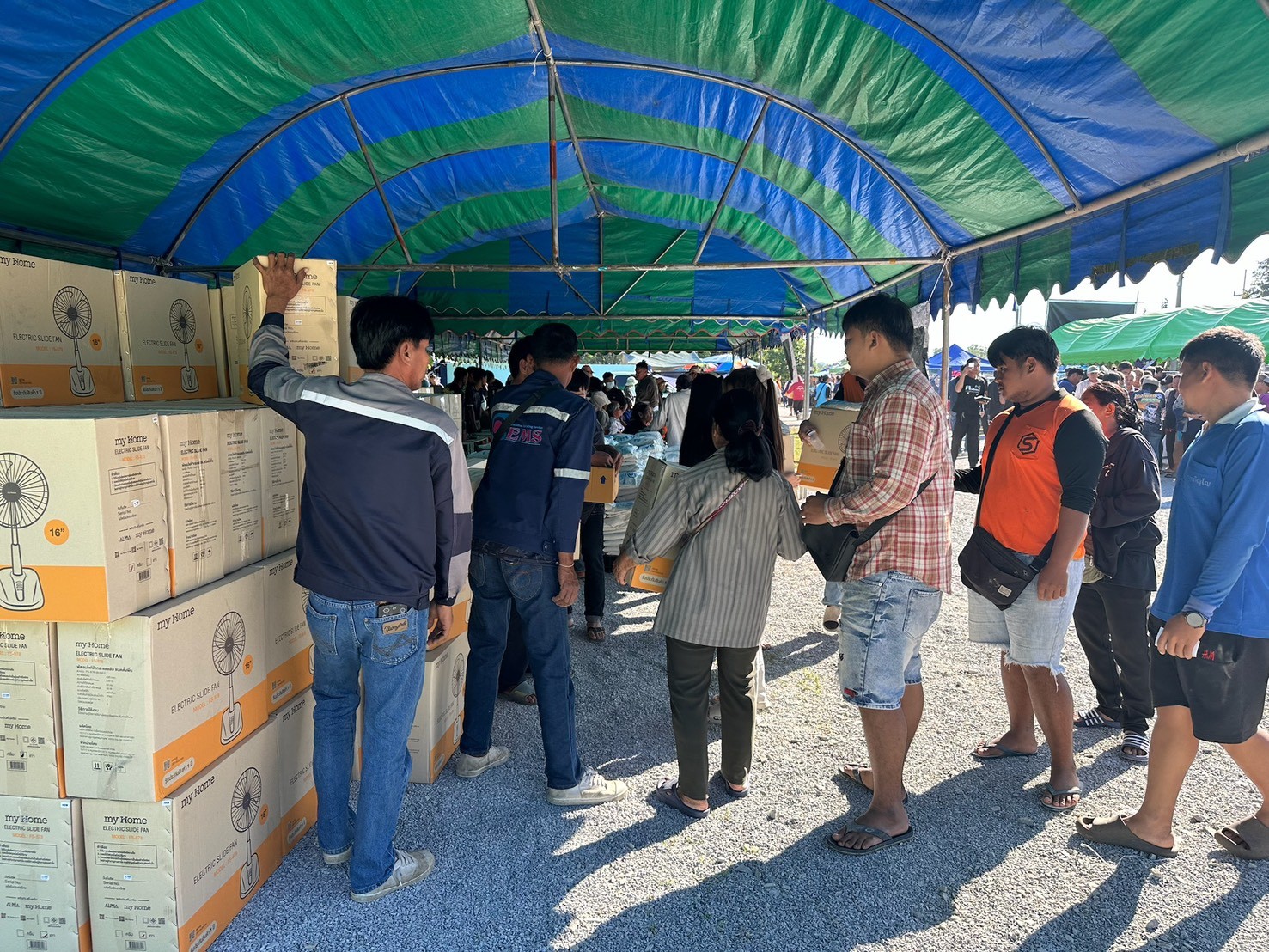 ผอ.สรข.5 พิษณุโลก ร่วมกิจกรรมโครงการตรวจสุขภาพของประชาชนรอบพื้นที่เหมืองแร่ ของบริษัท โรงโม่หินสุวรรณ จำกัด