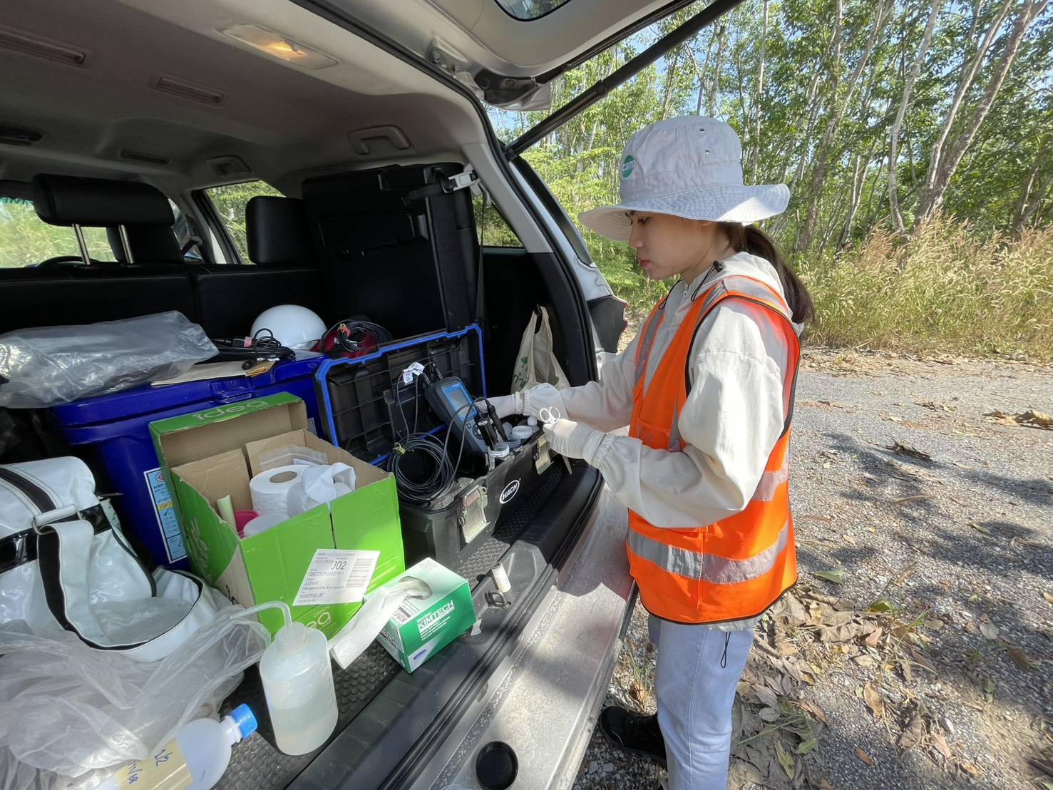 เจ้าหน้าที่ กว. และ สรข.8 ชลบุรี ลงพื้นที่สำรวจขุมเหมืองเก่าใน อ.เมือง อ.บ้านบึง จ.ชลบุรี และ อ.แกลง จ.ระยอง