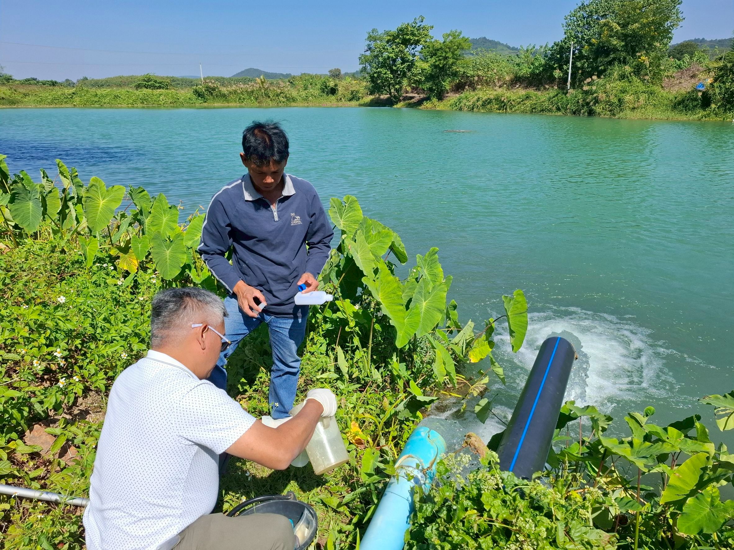 เจ้าหน้าที่ สรข.3 เชียงใหม่ ลงพื้นที่สำรวจและตรวจติดตามคุณภาพน้ำทางกายภาพและเคมีในขุมเหมือง 4 แห่ง