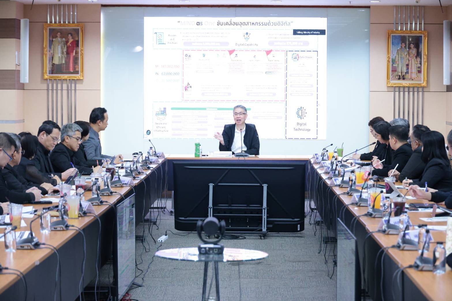 รพร.อารยา เข้าร่วมการประชุมคณะกรรมการบริหารและจัดหาระบบคอมพิวเตอร์ของกระทรวงอุตสาหกรรม ครั้งที่ 1/2568