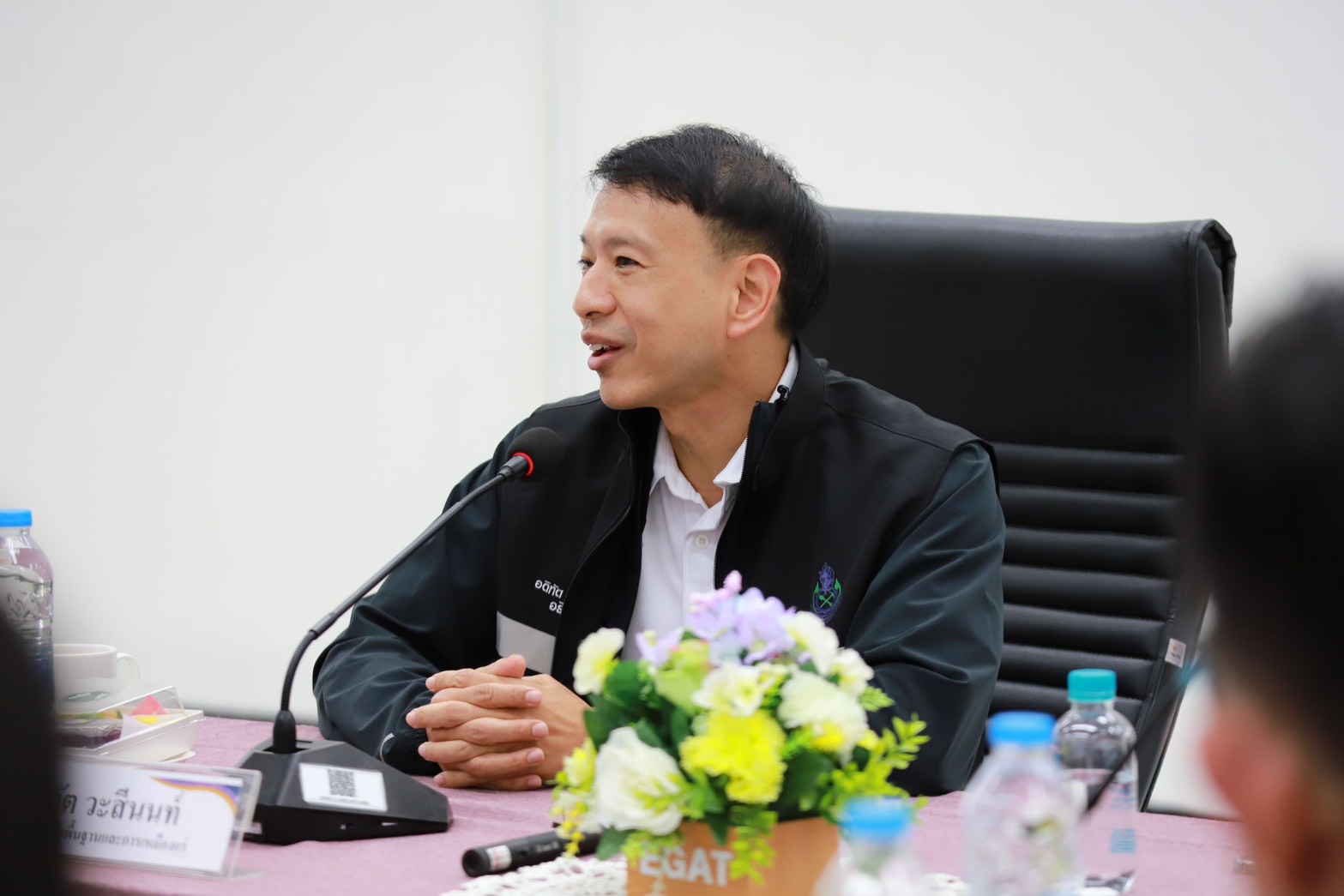 อพร.อดิทัต ลงพื้นที่ติดตามความคืบหน้ากรณีดินสไลด์ในพื้นที่ทิ้งดินและพื้นที่เก็บมูลดินทรายของ กฟผ. (เหมืองแม่เมาะ)