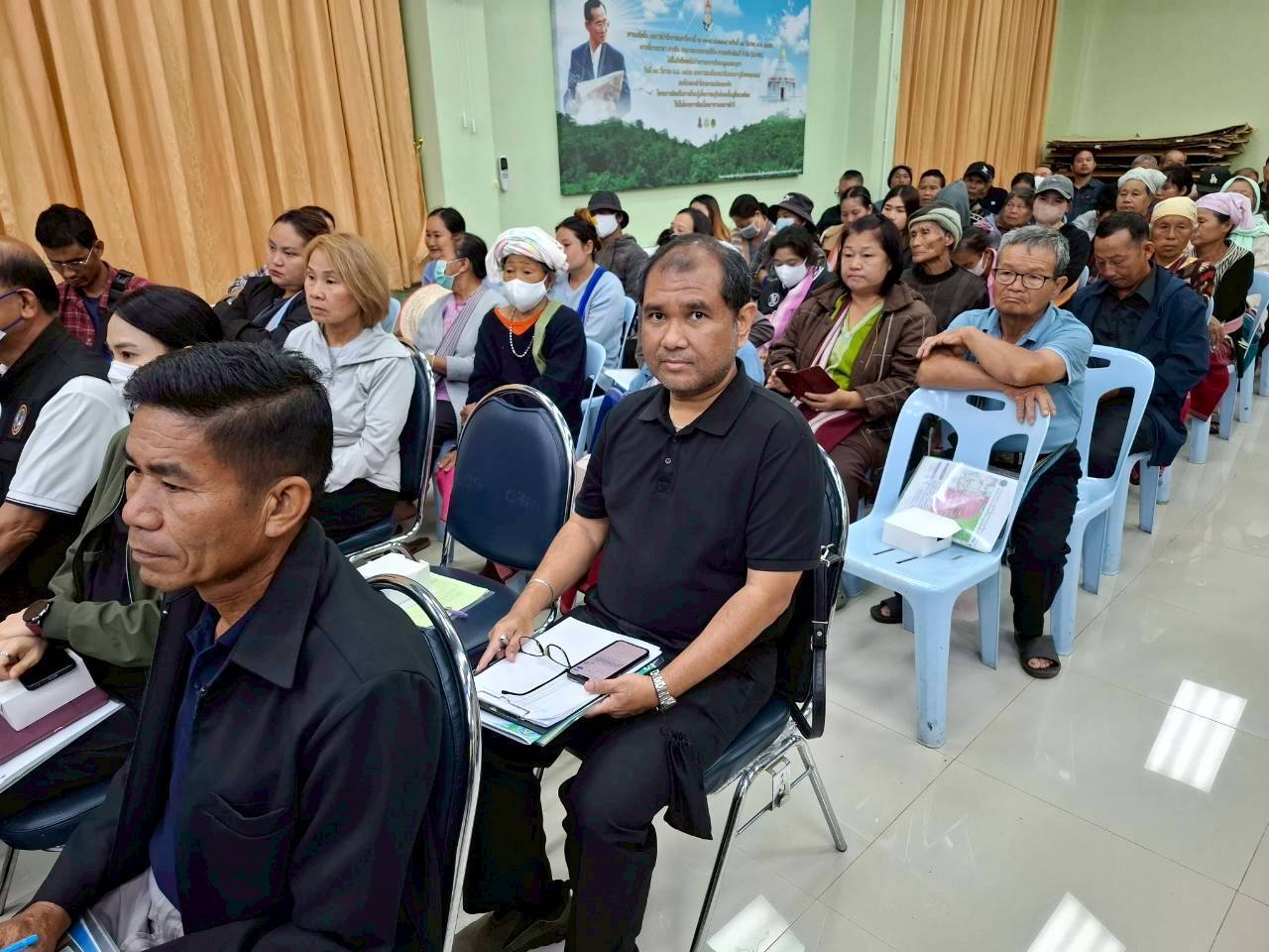 ผอ.สรข.5 ร่วมประชุมรับฟังความคิดเห็นของประชาชน ครั้งที่ 2 โครงการศึกษาความเหมาะสมเเละผลกระทบสิ่งเเวดล้อมเบื้องต้น อ่างเก็บน้ำห้วยเเม่ตาวขนาดกลาง จ.ตาก