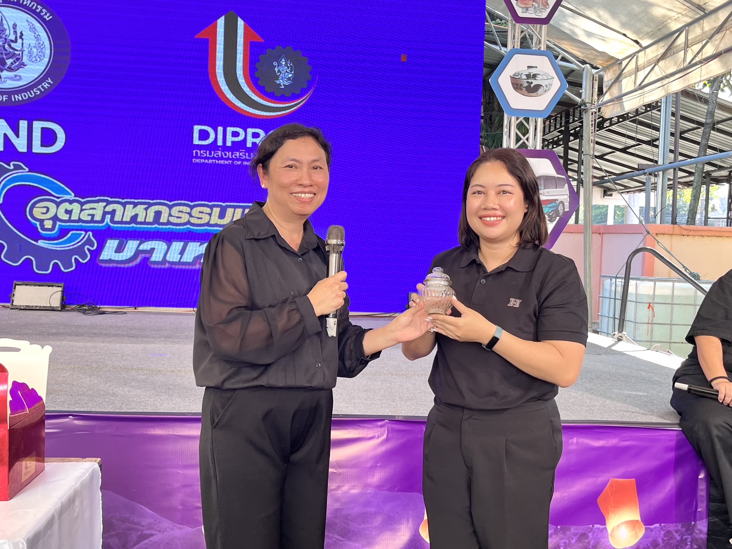 สรข.3 เชียงใหม่ ร่วมพิธีเปิดงานอุตสาหกรรมแฟร์ มาเหนือ ณ ศูนย์อุตสาหกรรมภาคที่ 1 จ.เชียงใหม่