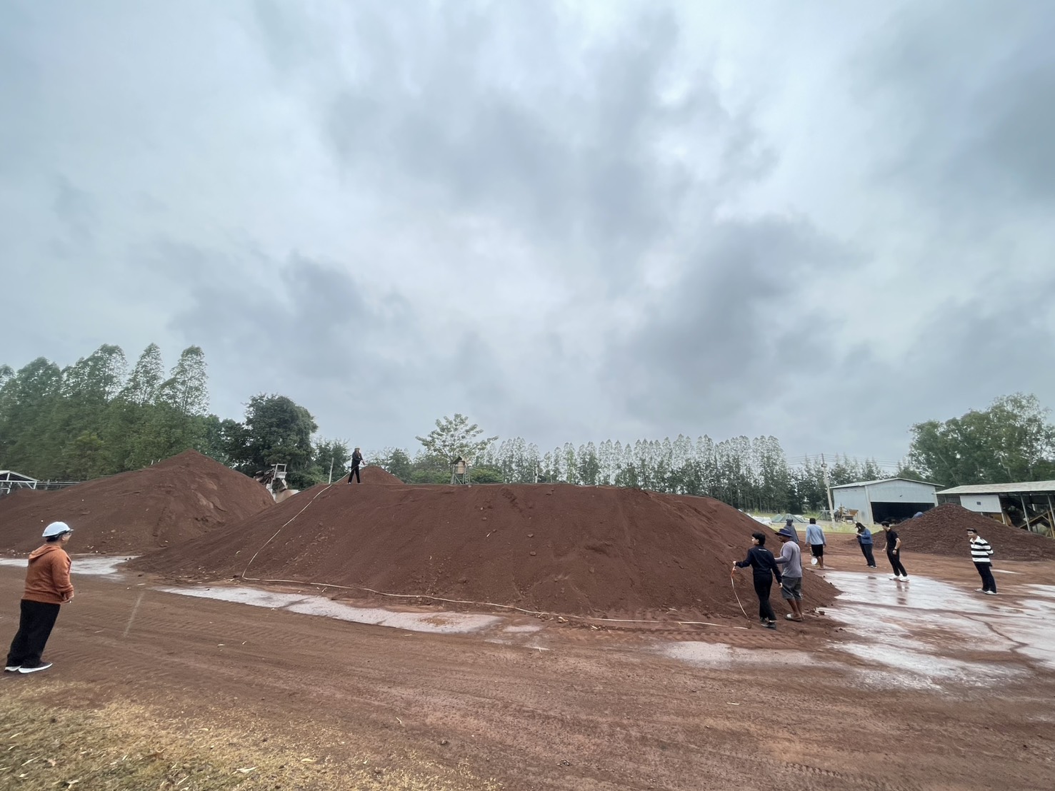 สรข.5 พิษณุโลก ลงพื้นที่ตรวจสอบปริมาณกองสินแร่เหล็กและชักตัวอย่างแร่ ณ โรงแต่งแร่บริษัท ทุ่งทอง ไมนิ่ง จำกัด