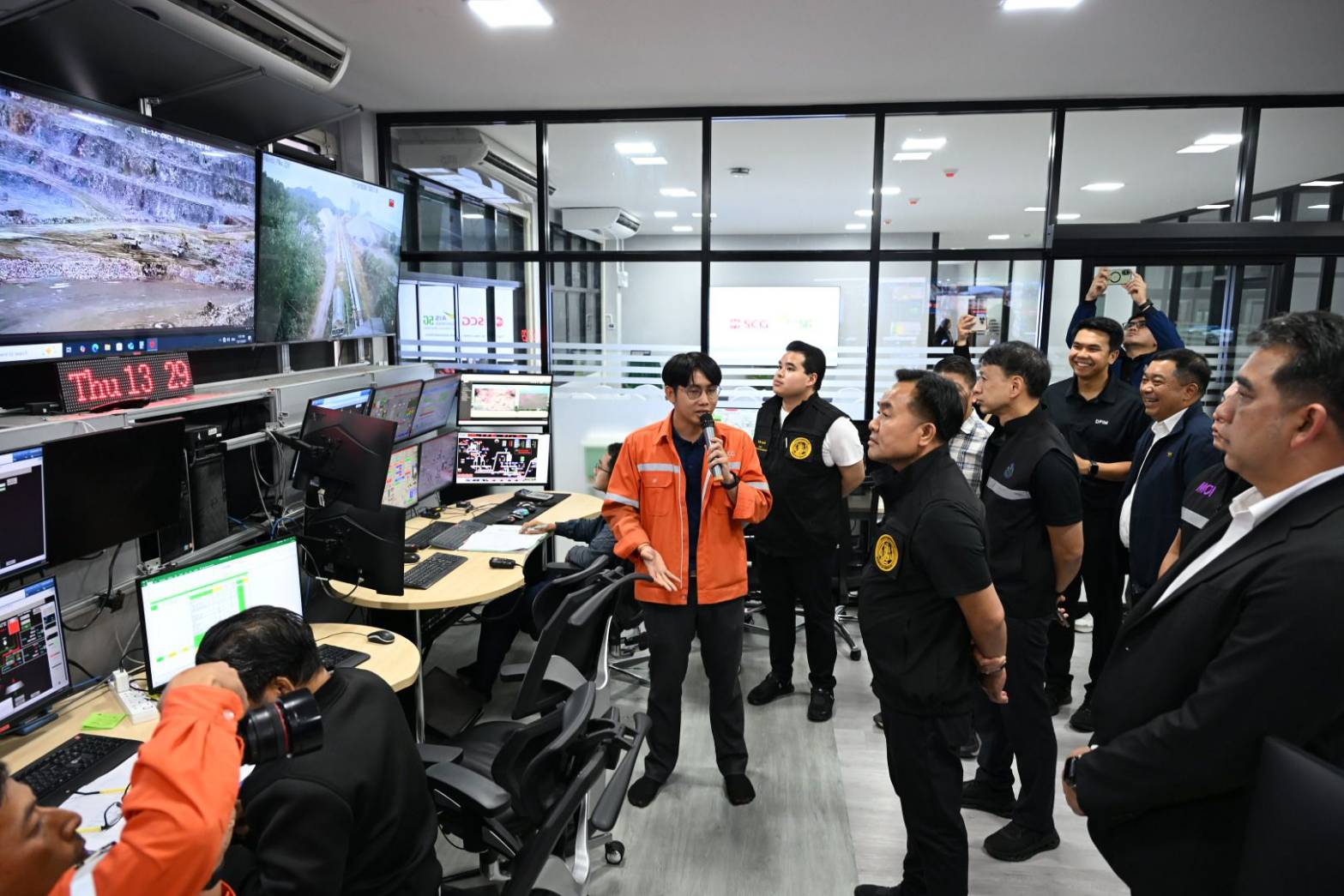 จ่าเอก ยศสิงห์ฯ ลงพื้นที่ตรวจเยี่ยมสถานประกอบการเหมืองแร่ บริษัท ปูนซิเมนต์ไทย (ท่าหลวง) จำกัด ณ จังหวัดสระบุรี