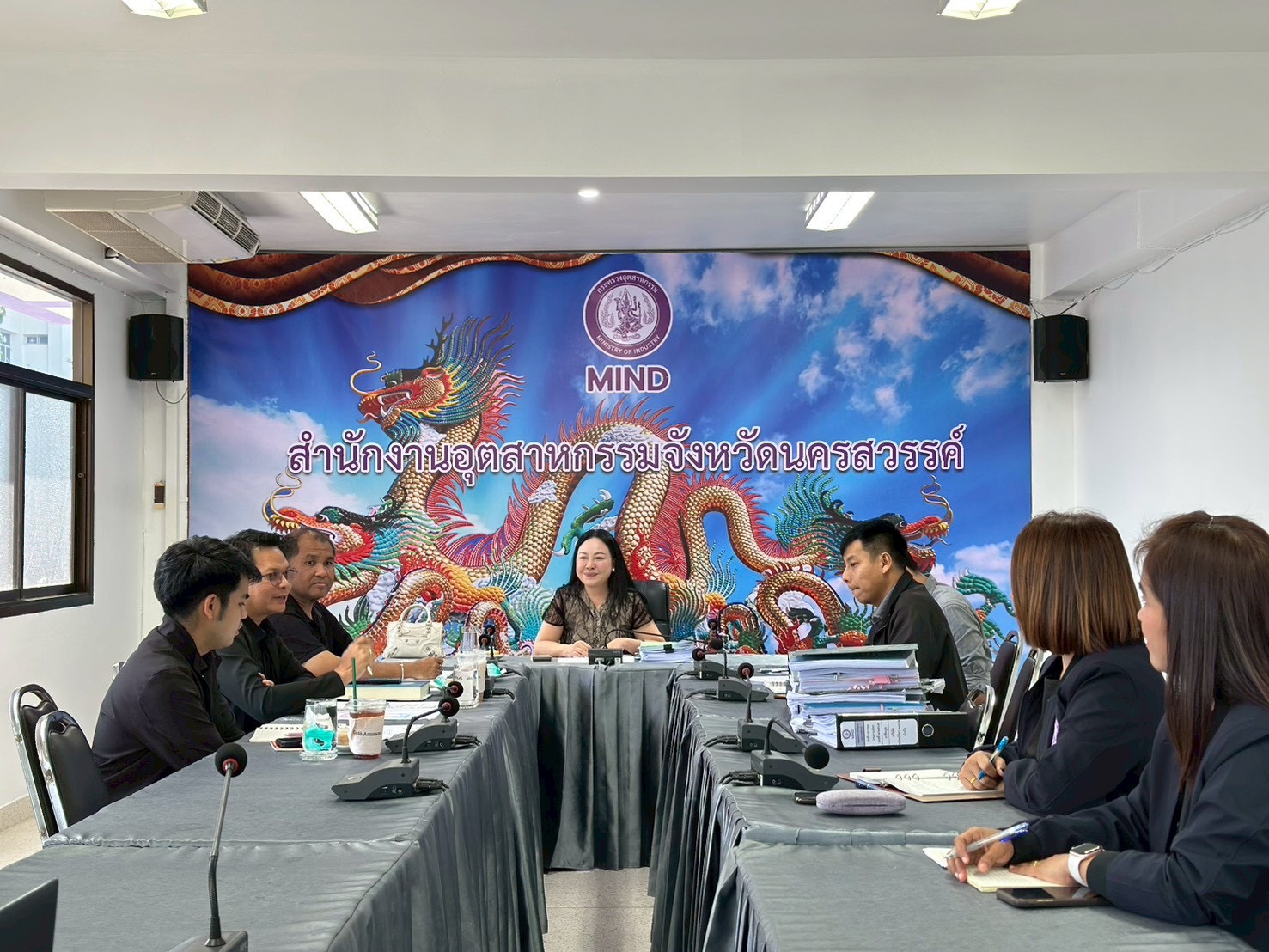 ผอ.สรข.5 ร่วมหารือเกี่ยวกับแนวทางในการจัดทำประชามติกับประชาชนในพื้นที่ที่ขอประทานบัตรในพื้นที่จังหวัดนครสวรรค์