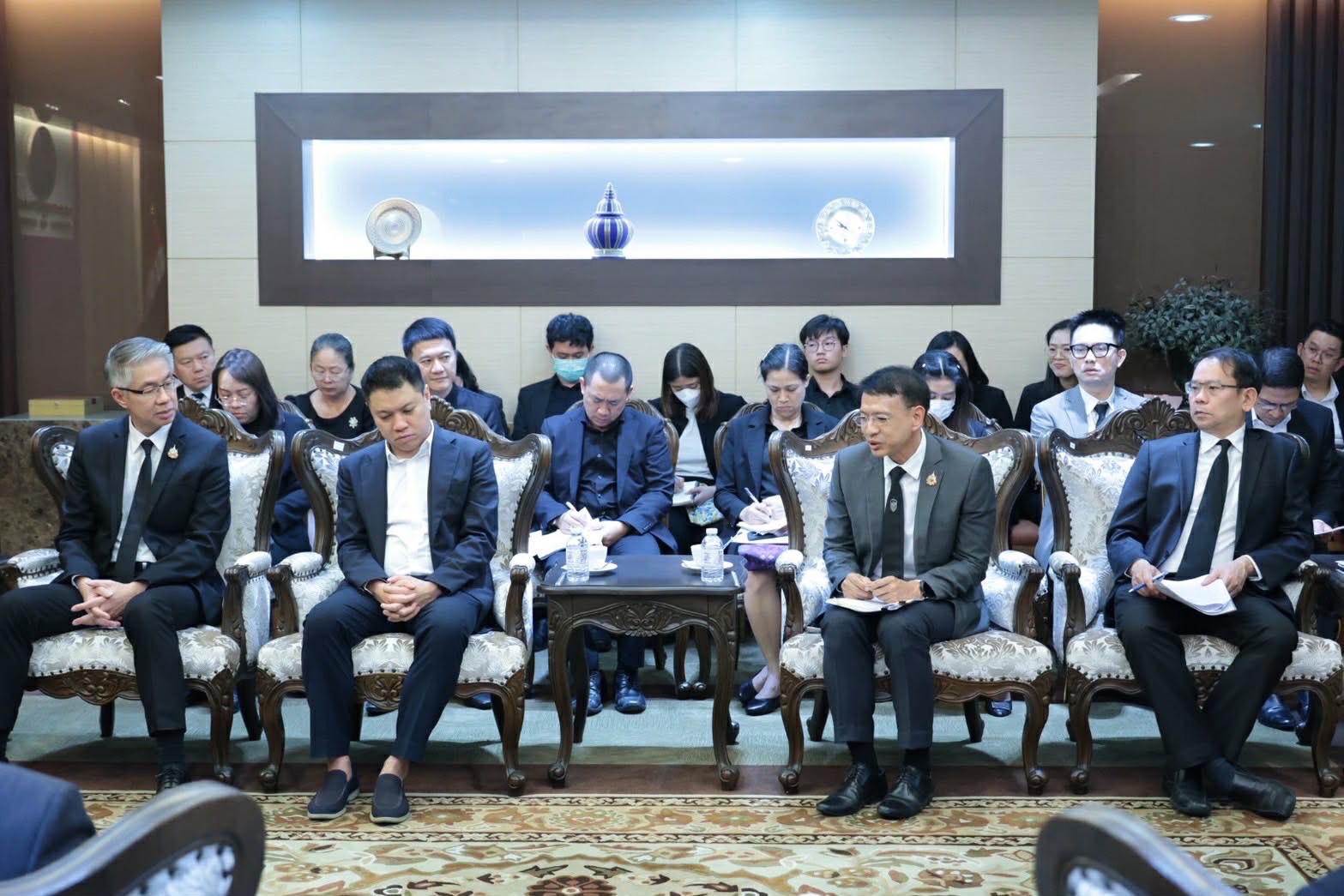 รัฐมนตรีว่าการกระทรวงอุตสาหกรรมให้การต้อนรับเอกอัครราชทูตออสเตรเลียประจำประเทศไทย