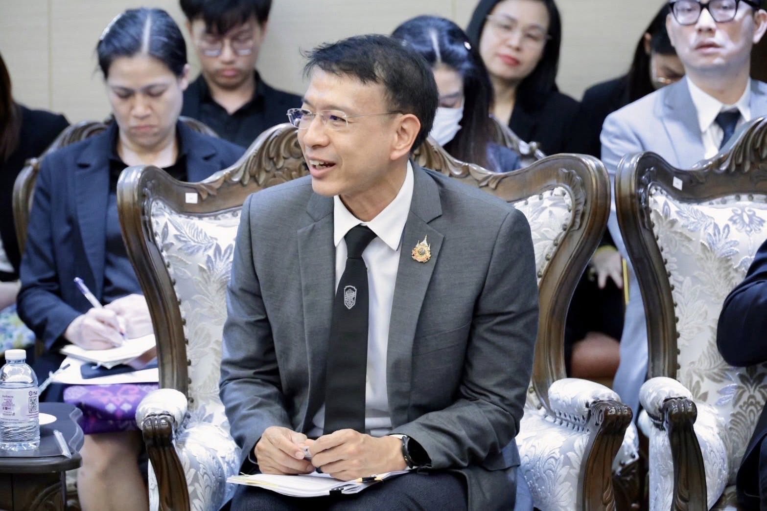 รัฐมนตรีว่าการกระทรวงอุตสาหกรรมให้การต้อนรับเอกอัครราชทูตออสเตรเลียประจำประเทศไทย