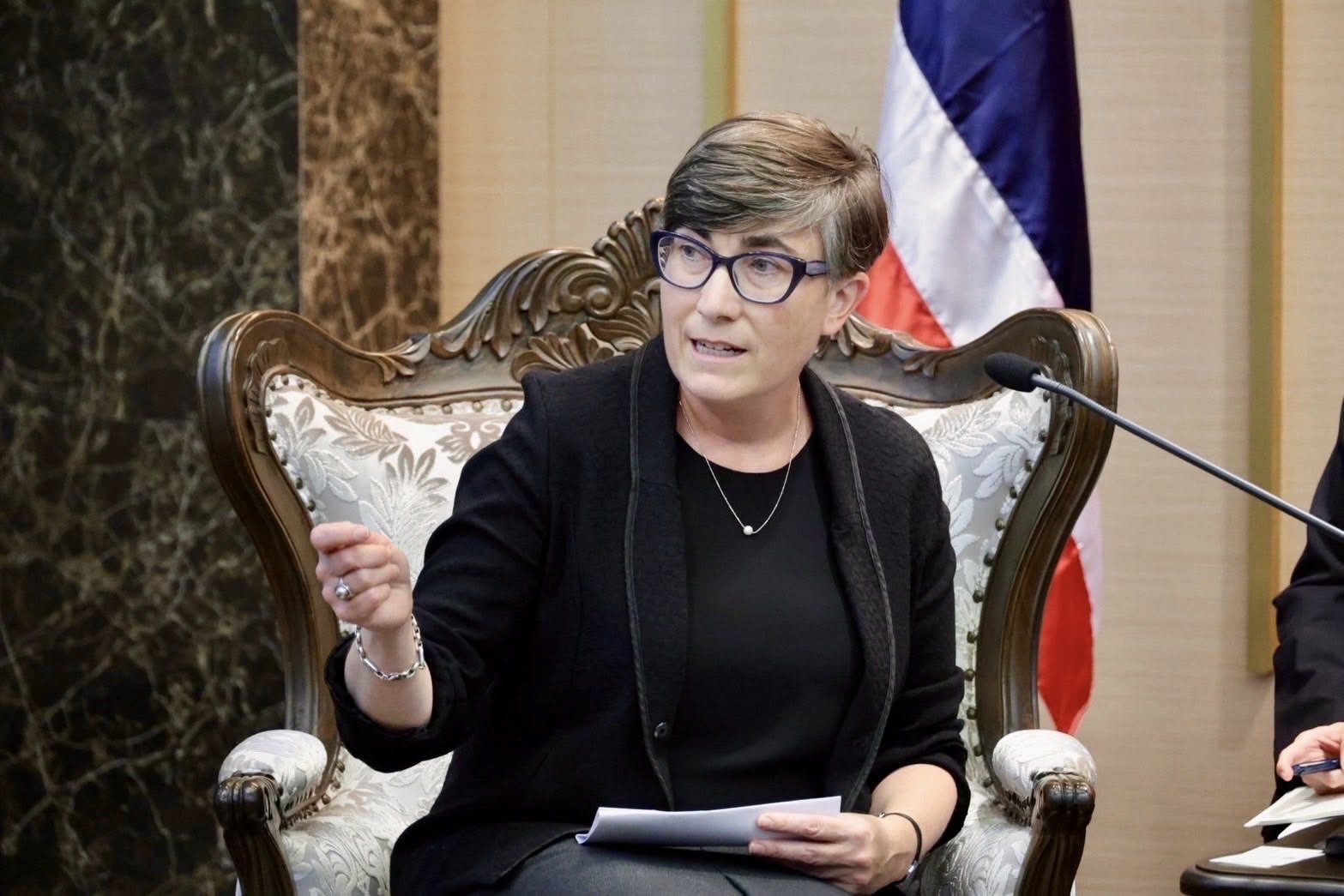 รัฐมนตรีว่าการกระทรวงอุตสาหกรรมให้การต้อนรับเอกอัครราชทูตออสเตรเลียประจำประเทศไทย