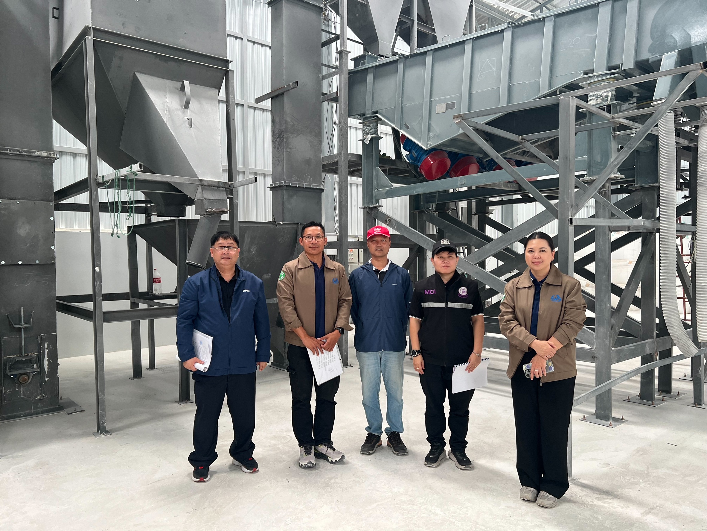 สรข.5 ลงพื้นที่ตรวจสอบการเตรียมความพร้อมก่อนอนุญาตให้เริ่มแต่งแร่ของโรงแต่งแร่