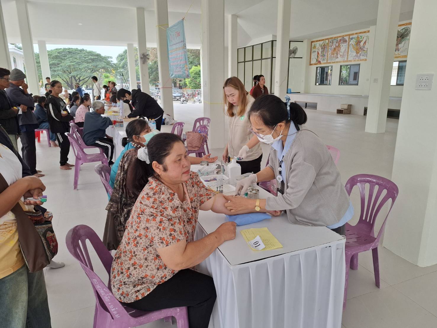 สรข.5 ร่วมกิจกรรมโครงการตรวจสุขภาพชุมชนฯ ประจำปี 2568 ภายใต้โครงการ “เหมืองเเร่ปลอดภัย ห่วงใยประชาชน ปี 9” ของบริษัท สินธนันต์ จำกัด