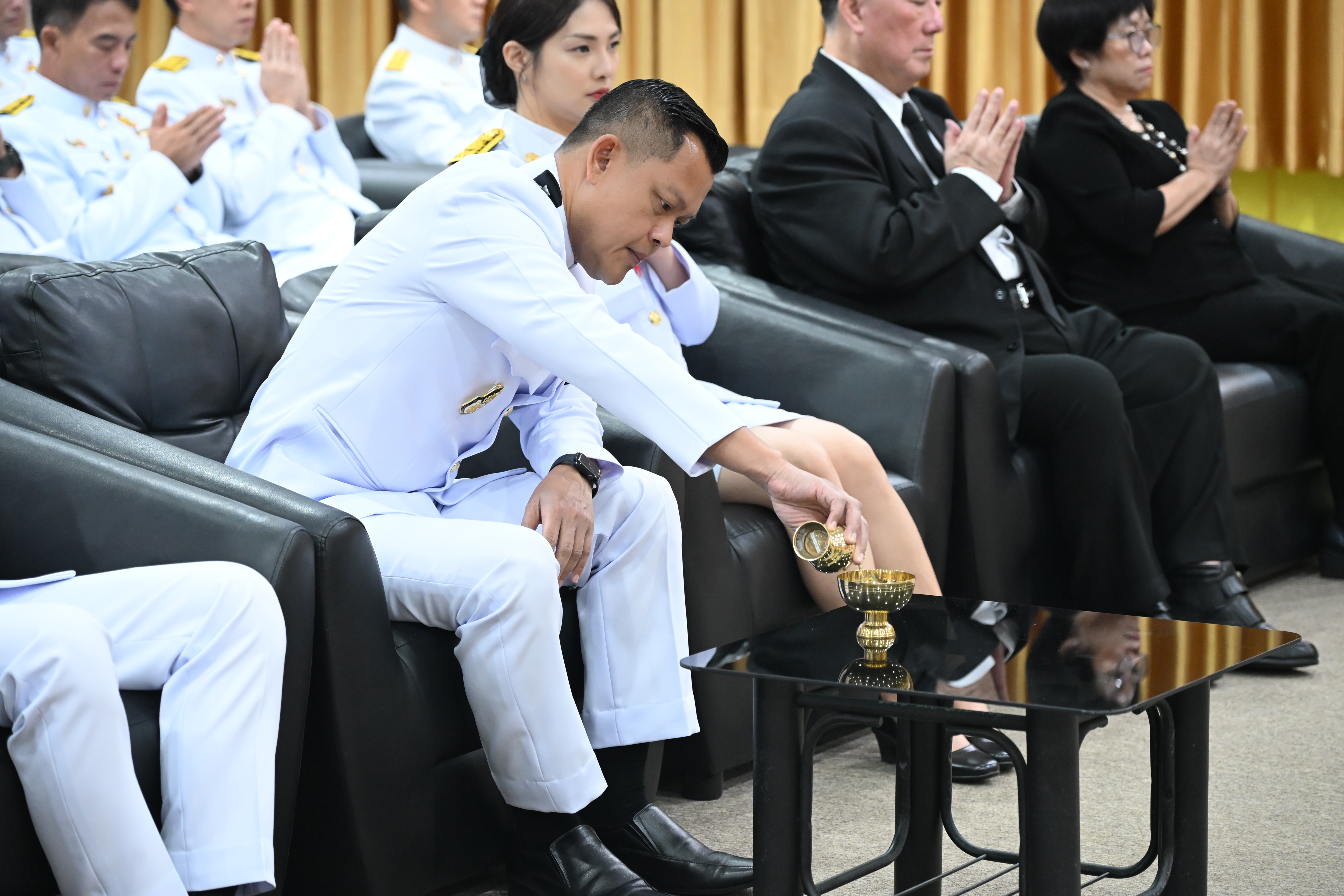 กพร. ร่วมพิธีบำเพ็ญกุศลสตมวาร 100 วัน เพื่ออุทิศถวายเป็นพระราชกุศล สมเด็จพระนางเจ้าสิริกิติ์ พระบรมราชินีนาถ พระบรมราชชนนีพันปีหลวง