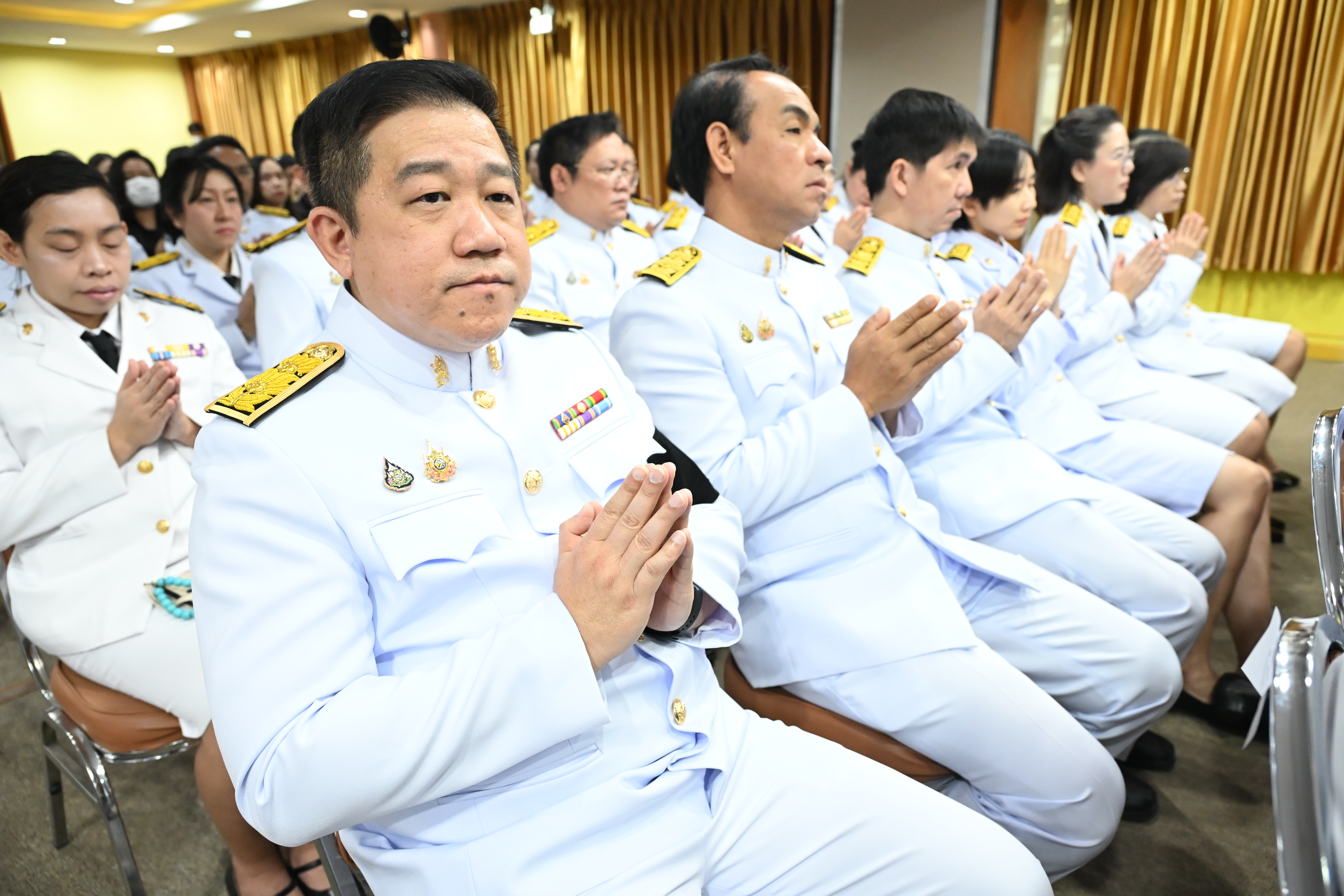กพร. ร่วมพิธีบำเพ็ญกุศลสตมวาร 100 วัน เพื่ออุทิศถวายเป็นพระราชกุศล สมเด็จพระนางเจ้าสิริกิติ์ พระบรมราชินีนาถ พระบรมราชชนนีพันปีหลวง