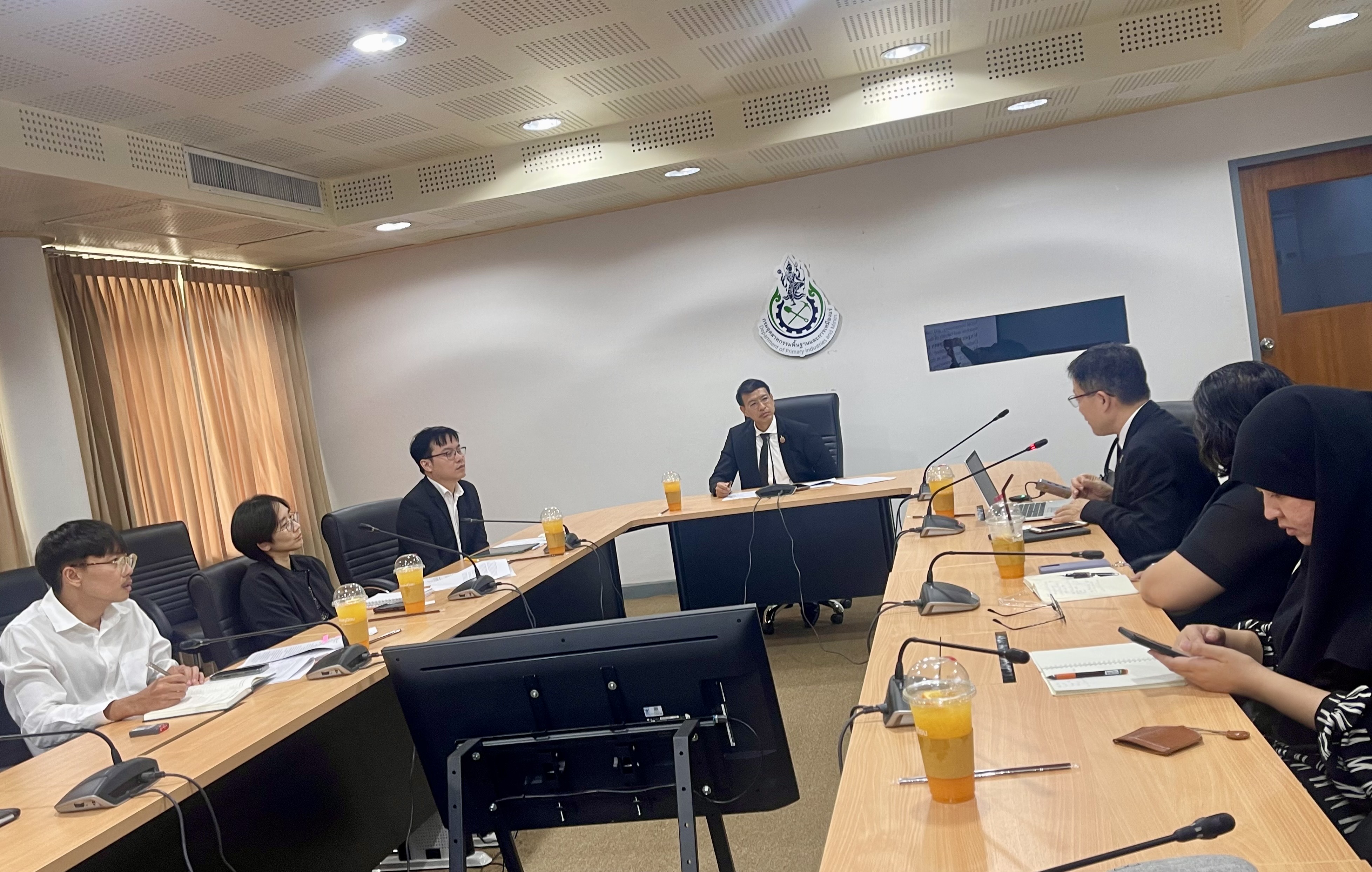 อพร.อดิทัต ร่วมประชุมหารือกับ Mr. Fukuya Iino ผู้แทน UNIDO ประจำประเทศไทย และคณะ