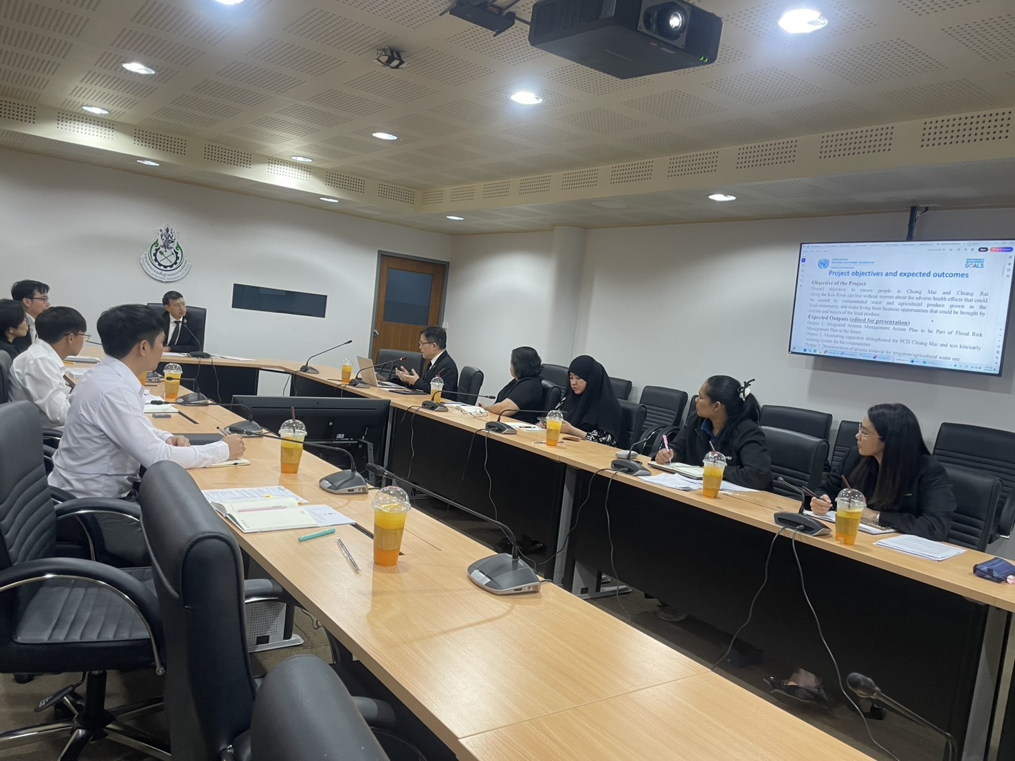 อพร.อดิทัต ร่วมประชุมหารือกับ Mr. Fukuya Iino ผู้แทน UNIDO ประจำประเทศไทย และคณะ