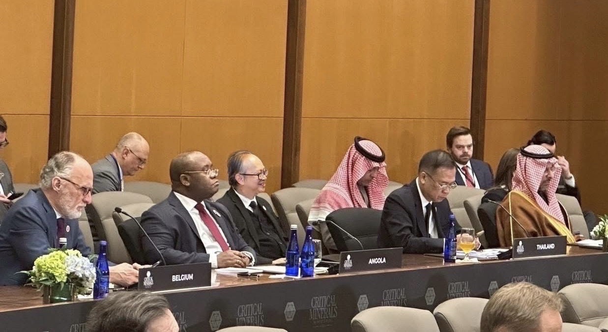 กพร. ร่วมคณะผู้แทนไทย ประชุมระดับรัฐมนตรีว่าด้วยแร่ธาตุสำคัญ ณ กรุงวอชิงตัน เสริมความร่วมมือห่วงโซ่อุปทานในระดับโลก