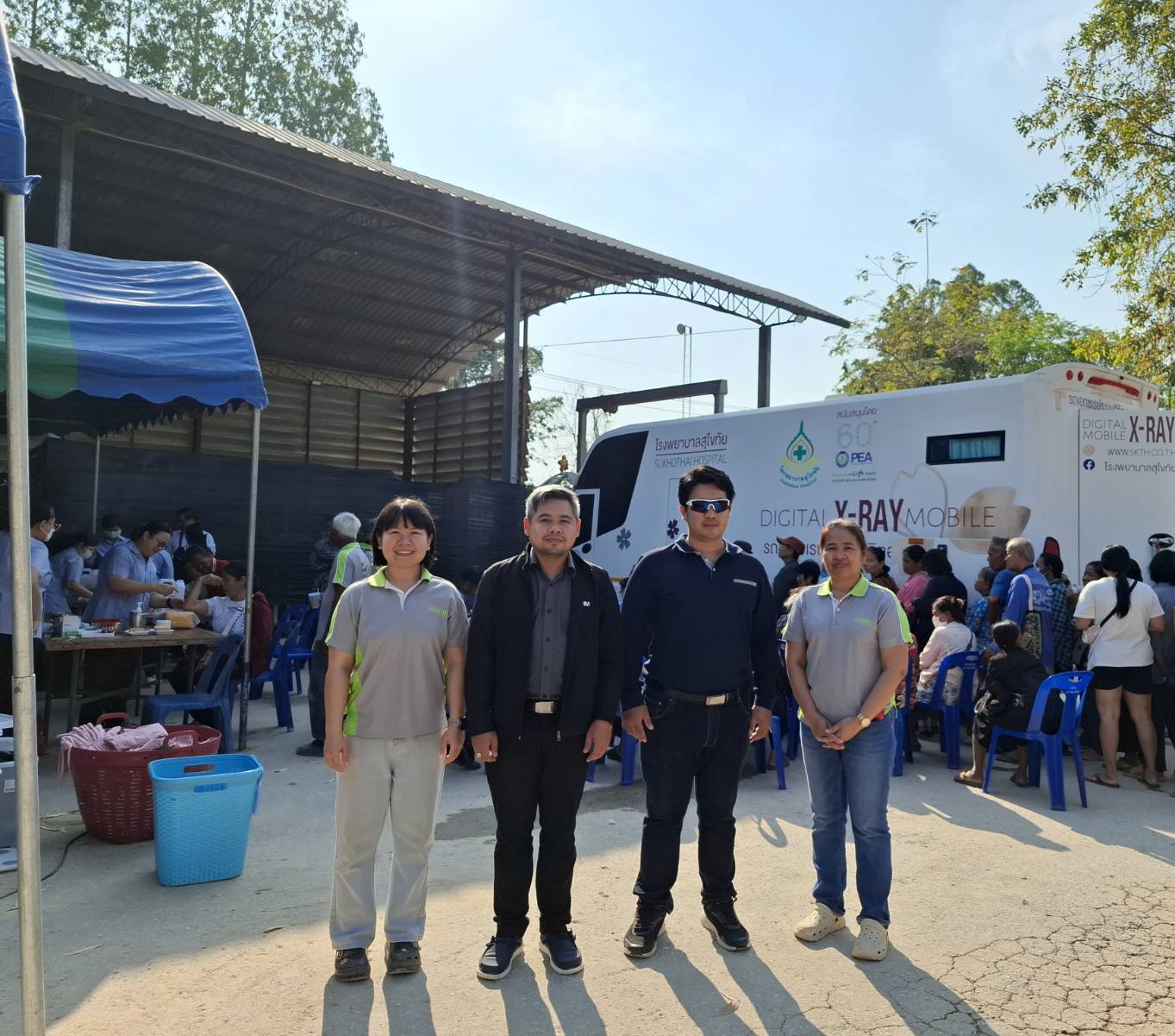 สรข.5 ร่วมกิจกรรมโครงการตรวจสุขภาพประชาชนพื้นที่โดยรอบโครงการเหมืองแร่ ประจำปี 2568 ภายใต้โครงการ “เหมืองเเร่ปลอดภัย ห่วงใยประชาชน ปี 9” ของบริษัท บ้านศิลาสุโขทัย จำกัด