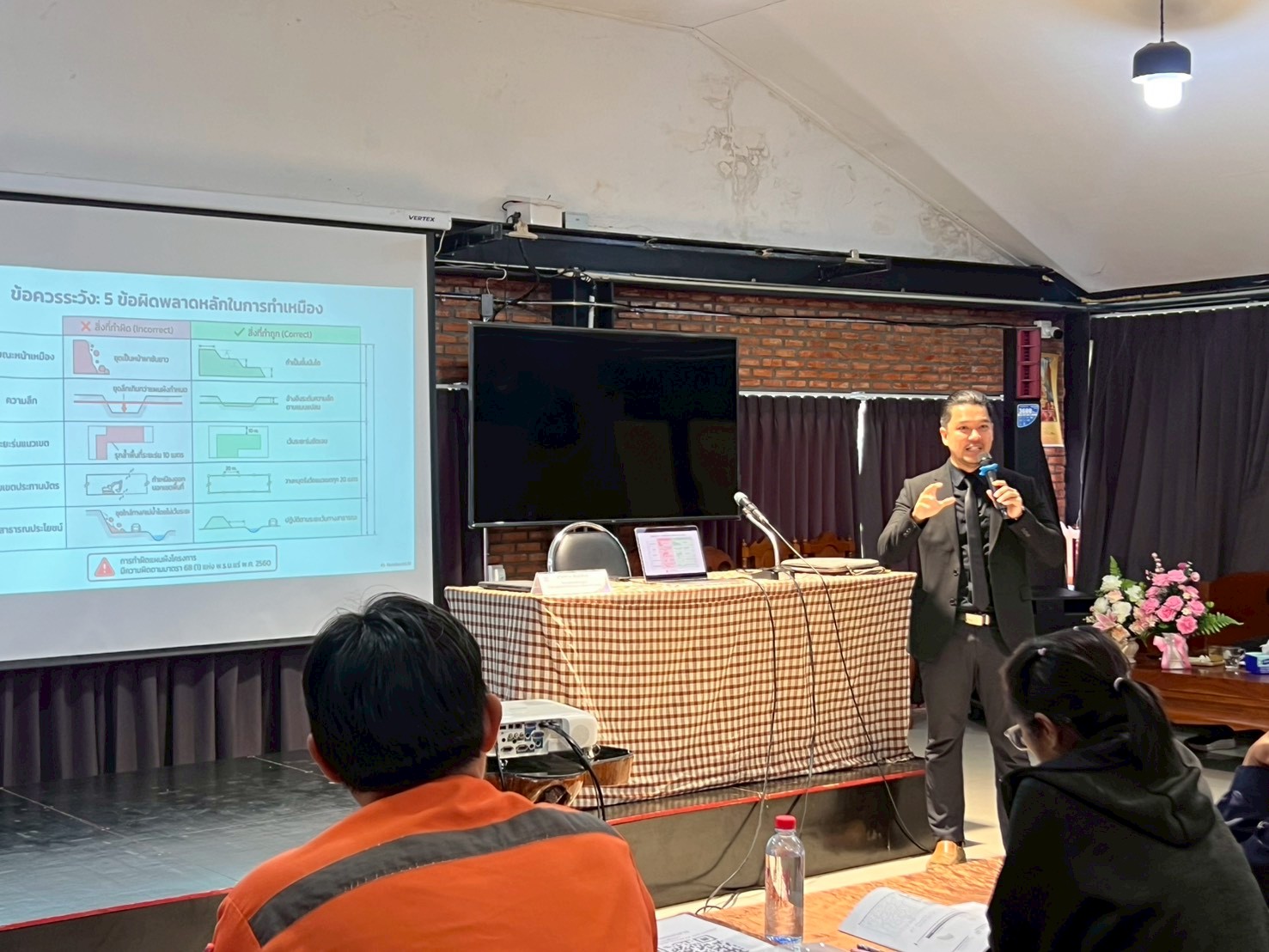 สรข.5 ร่วมเป็นวิทยากรให้ความรู้เกี่ยวกับประกาศ อก. เรื่อง หลักเกณฑ์และวิธีการให้ความคุ้มครองแก่คนงานและความปลอดภัยแก่บุคคลภายนอก พ.ศ. 2566