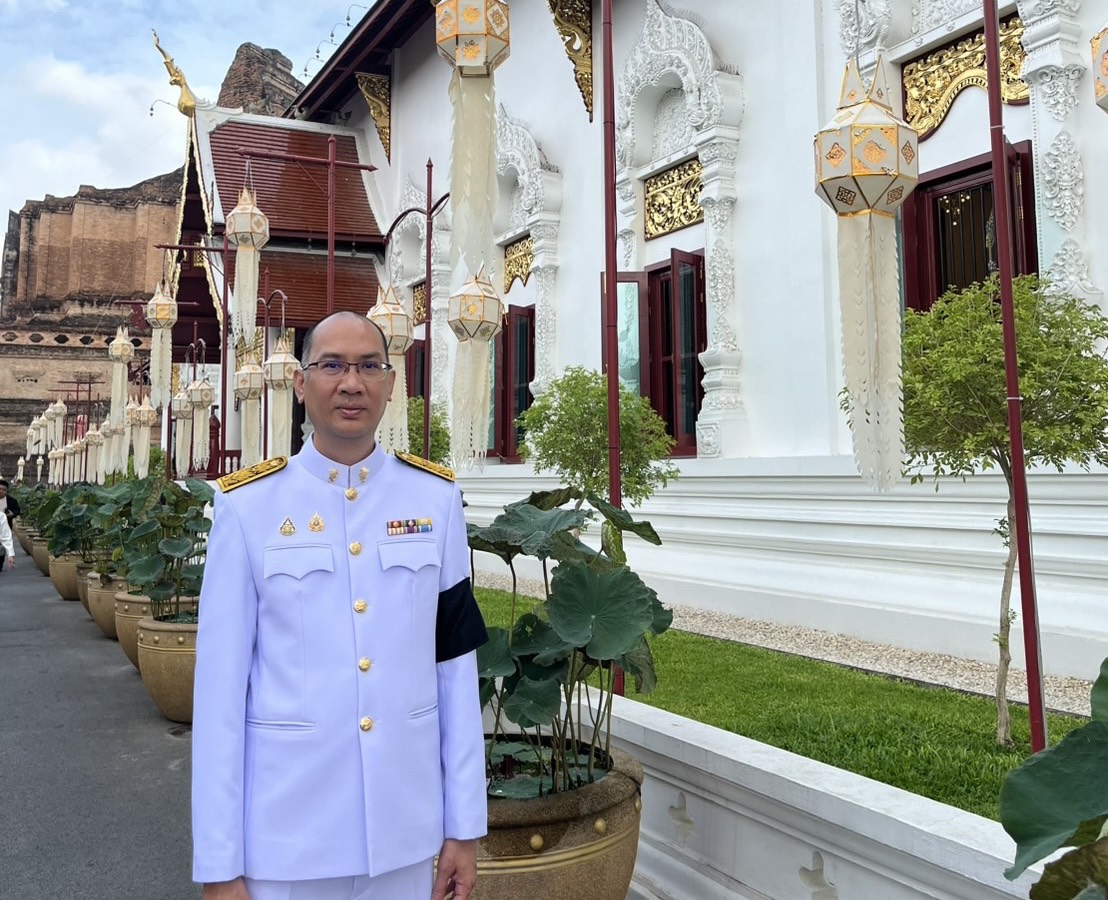 สรข.3 ร่วมพิธีสวดพระพุทธมนต์และทำบุญตักบาตรถวายพระราชกุศล เพื่อน้อมรำลึกพระมหากรุณาธิคุณ “สมเด็จพระนางเจ้ารำไพพรรณี”