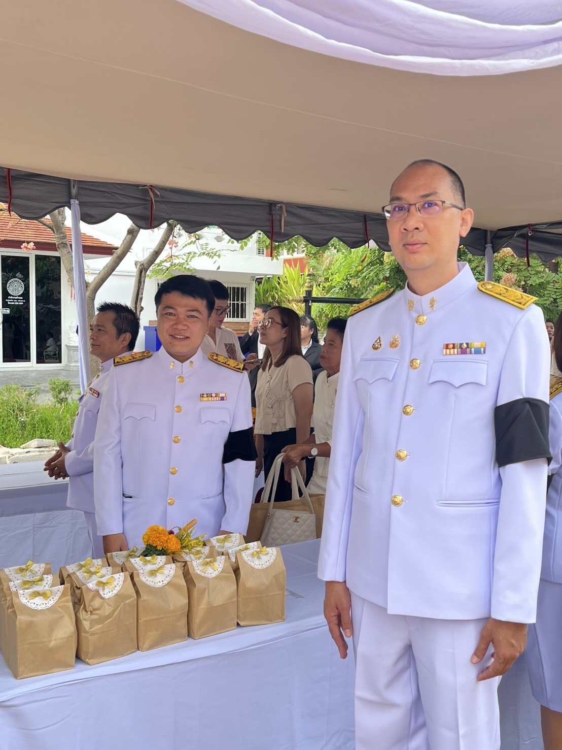สรข.3 ร่วมพิธีสวดพระพุทธมนต์และทำบุญตักบาตรถวายพระราชกุศล เพื่อน้อมรำลึกพระมหากรุณาธิคุณ “สมเด็จพระนางเจ้ารำไพพรรณี”