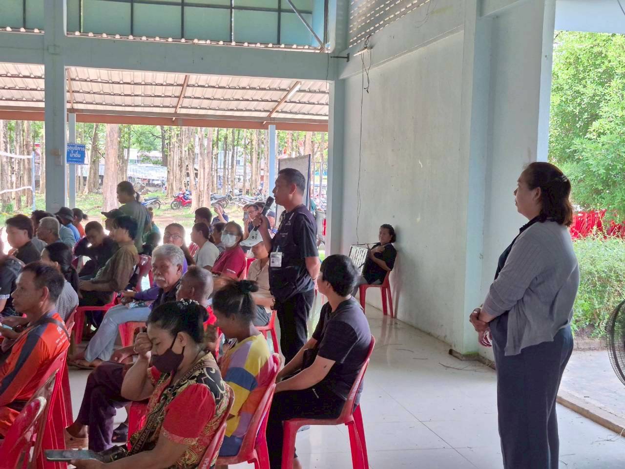 สรข.2 ร่วมชี้แจงการดำเนินโครงการในการจัดรับฟังความคิดเห็นของชุมชนในพื้นที่ขอประทานบัตร ของบริษัท มาทวีศิลาทอง จำกัด