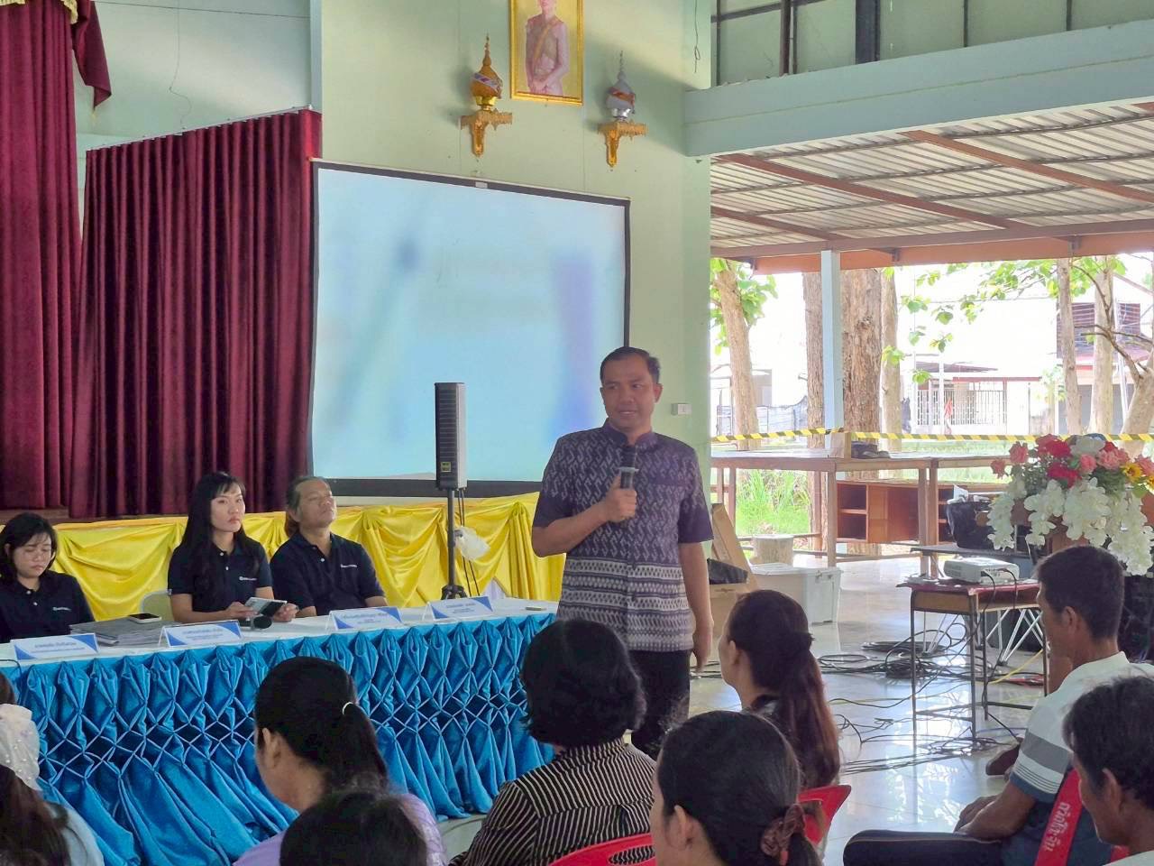 สรข.2 ร่วมชี้แจงการดำเนินโครงการในการจัดรับฟังความคิดเห็นของชุมชนในพื้นที่ขอประทานบัตร ของบริษัท มาทวีศิลาทอง จำกัด