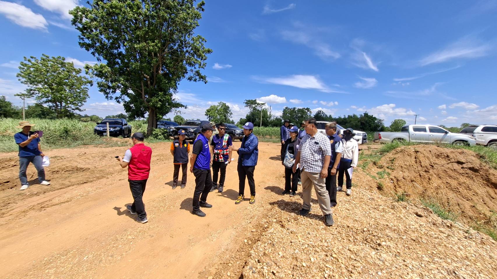 สรข.6 ลงพื้นที่ตรวจสอบเรื่องร้องเรียนว่ามีการลักลอบขุดหินโดยไม่ได้รับอนุญาต ในพื้นที่บ้านหนองม่วง จ.ชัยภูมิ