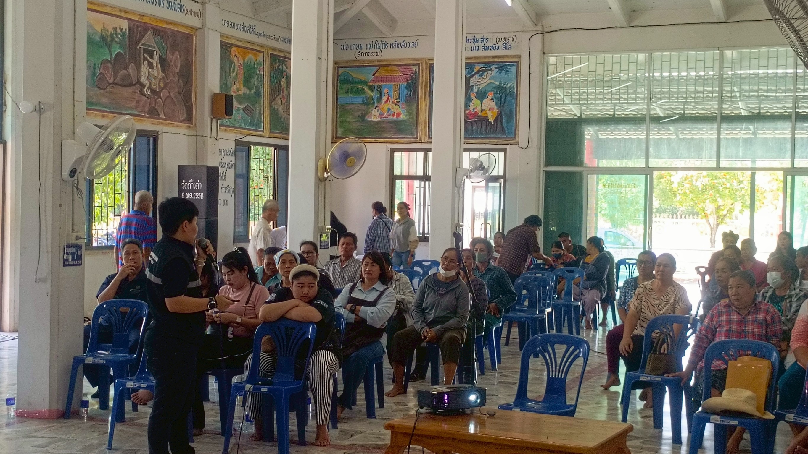 สรข.5 ร่วมชี้แจงการดำเนินโครงการในการจัดรับฟังความคิดเห็นของชุมชนในพื้นที่ขอประทานบัตร ของบริษัท ร็อคส์ ไมน์นิ่ง (ไทยแลนด์) จำกัด