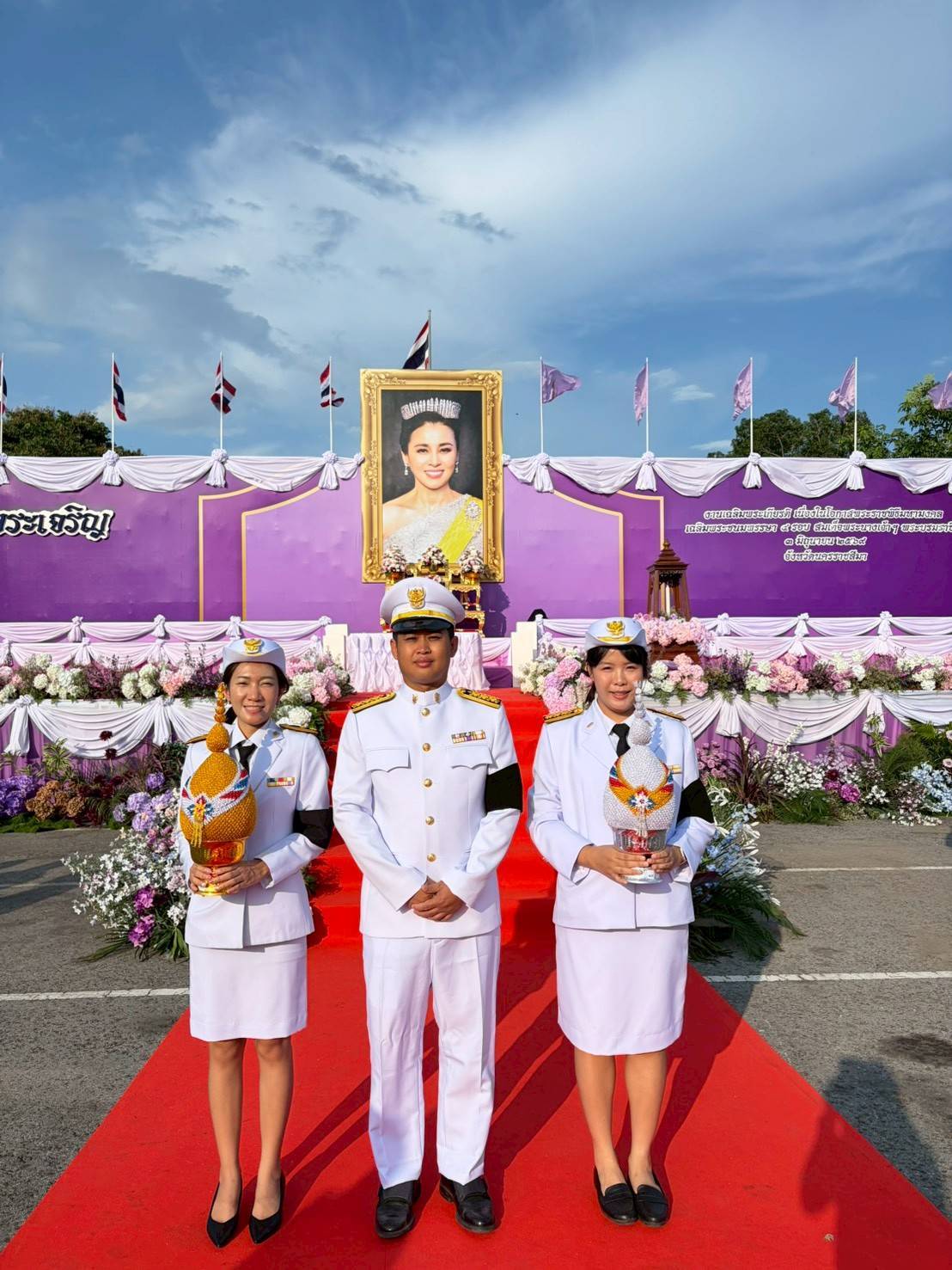 สรข.6 ร่วมพิธีถวายเครื่องราชสักการะและวางพานพุ่ม เนื่องในโอกาสพระราชพิธีมหามงคลเฉลิมพระชนมพรรษา 4 รอบ สมเด็จพระนางเจ้าฯ พระบรมราชินี 3 มิถุนายน 2569