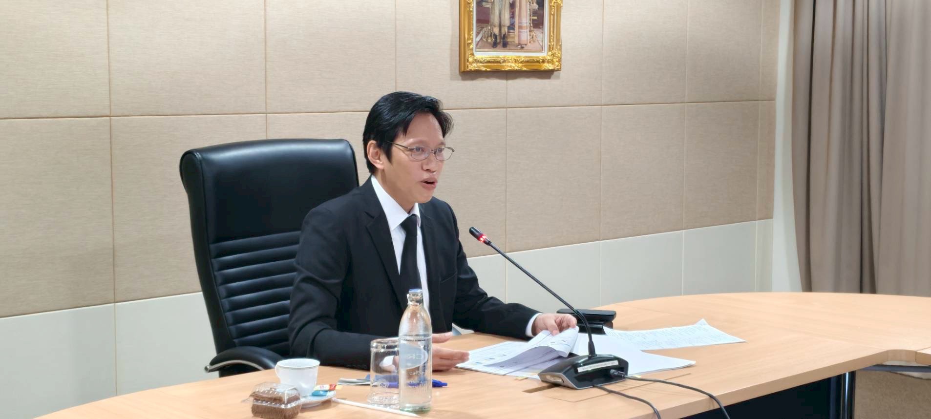 รพร.ปณตสรรค์ฯ เป็นประธานการประชุมคณะกรรมการเร่งรัดติดตามการใช้จ่ายเงินงบประมาณและผลการดำเนินงานของ กพร. ครั้งที่ 6/2569