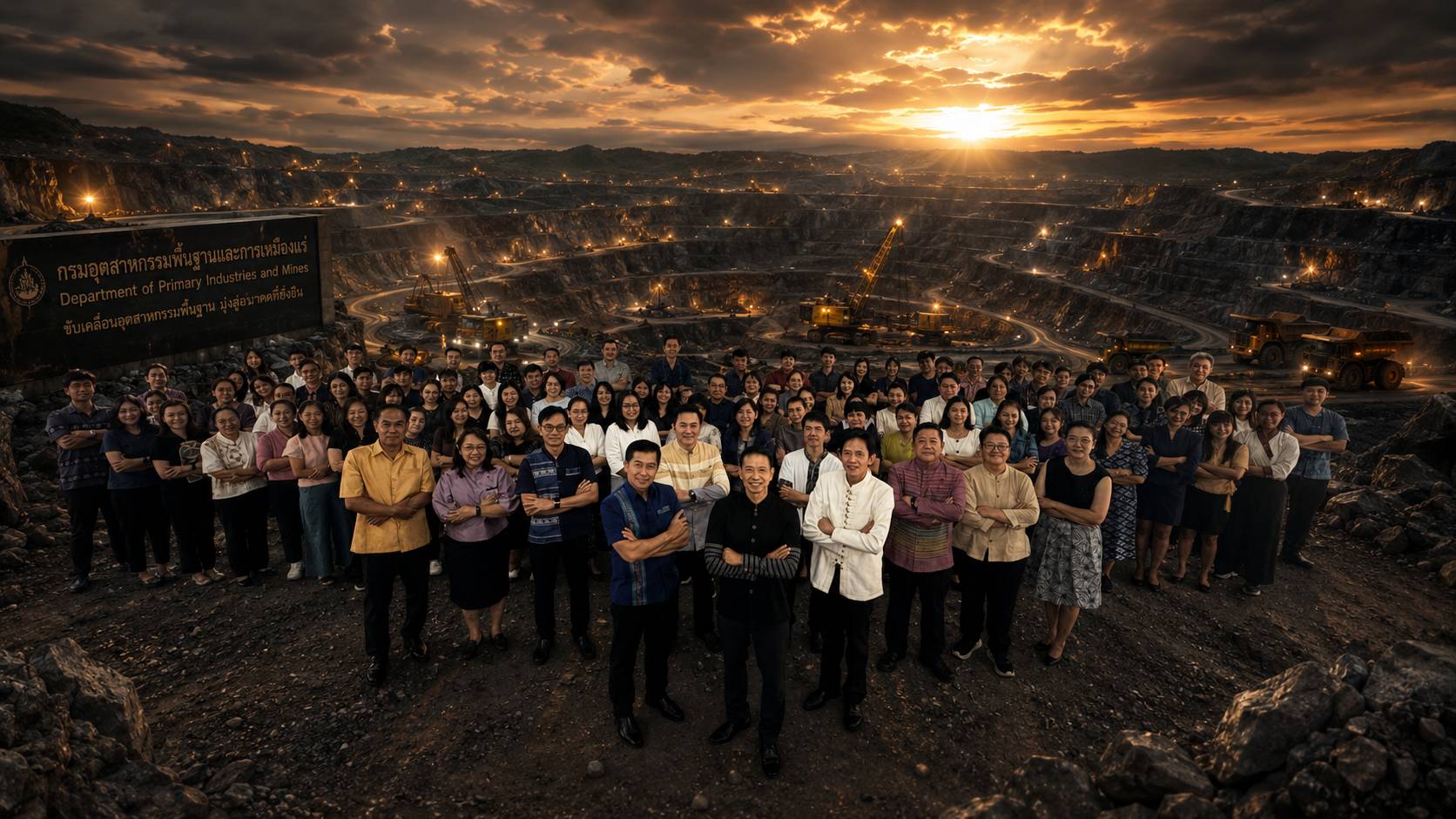 กพร. ร่วมแต่งกายด้วยผ้าไทย สืบสานมรดกทางวัฒนธรรมและภูมิปัญญาของชาติ
