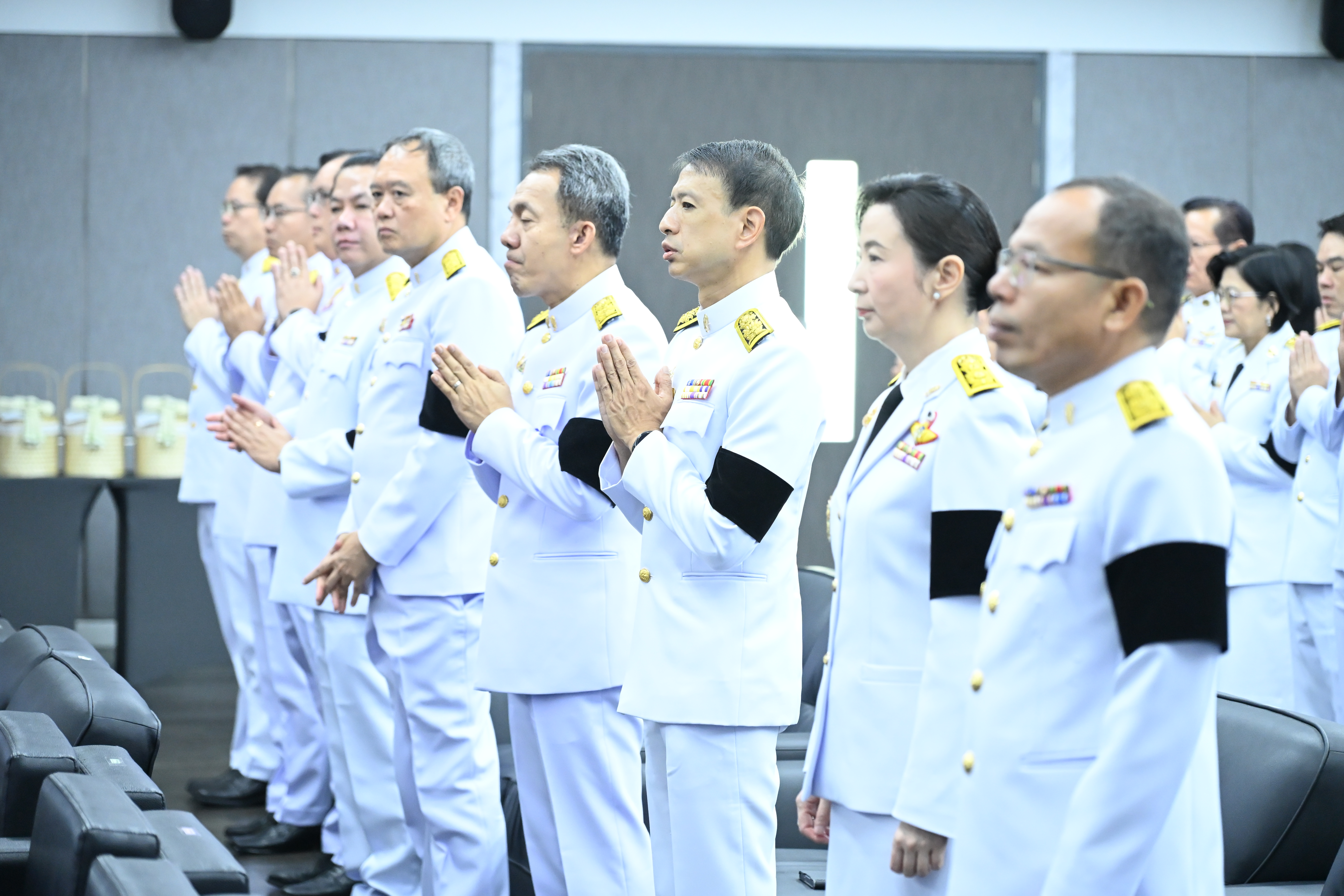 อพร. รพร.อานันท์ฯ พร้อมด้วยคณะผู้บริหาร และเจ้าหน้าที่ กพร. ร่วมพิธีบำเพ็ญกุศลสัตตมวาร 7 วัน เพื่ออุทิศถวายเป็นพระกุศลแด่สมเด็จพระเจ้าลูกเธอ เจ้าฟ้าพัชรกิติยาภา นเรนทิราเทพยวดี กรมหลวงราชสาริณีสิริพัชร มหาวัชรราชธิดา