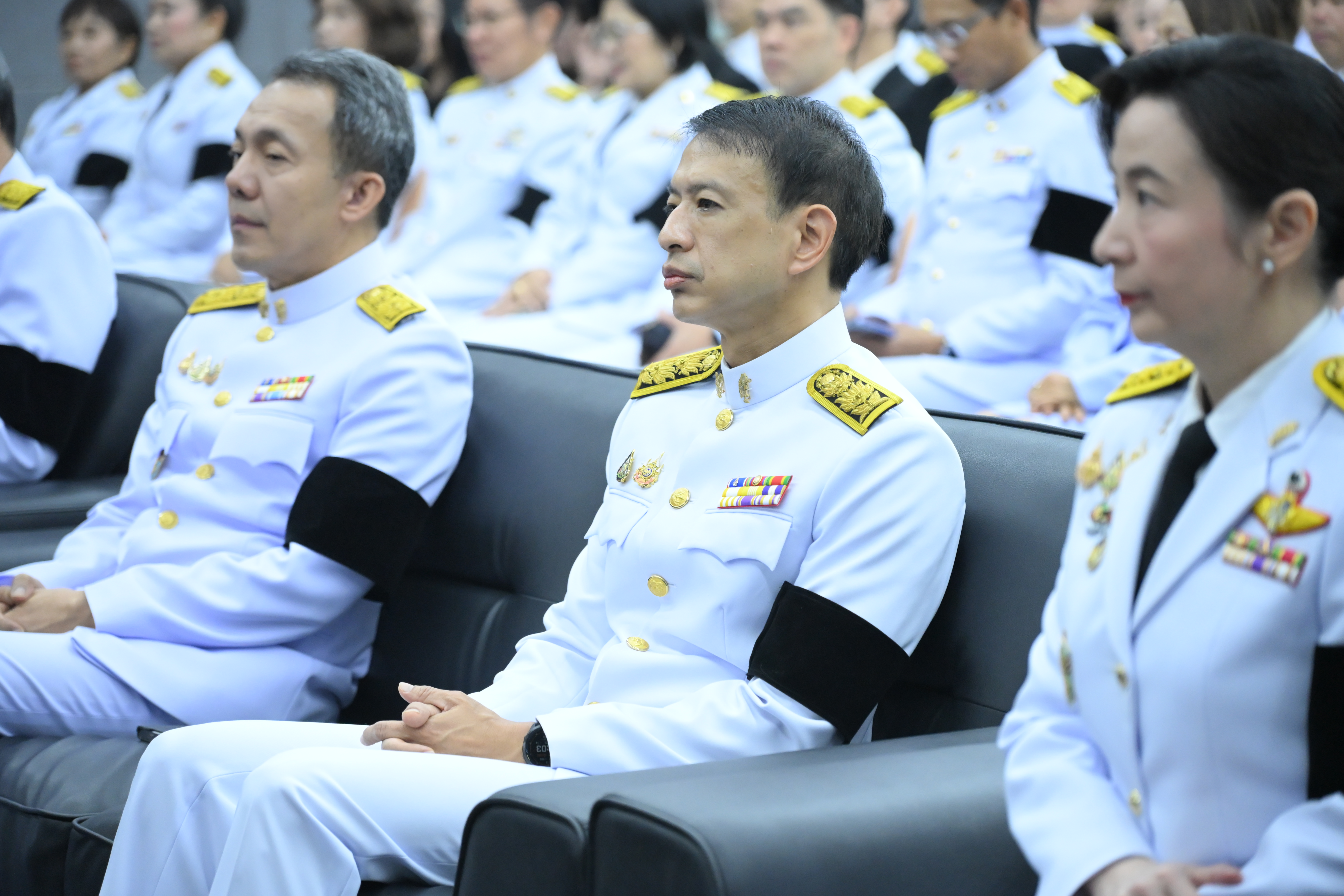 อพร. รพร.อานันท์ฯ พร้อมด้วยคณะผู้บริหาร และเจ้าหน้าที่ กพร. ร่วมพิธีบำเพ็ญกุศลสัตตมวาร 7 วัน เพื่ออุทิศถวายเป็นพระกุศลแด่สมเด็จพระเจ้าลูกเธอ เจ้าฟ้าพัชรกิติยาภา นเรนทิราเทพยวดี กรมหลวงราชสาริณีสิริพัชร มหาวัชรราชธิดา