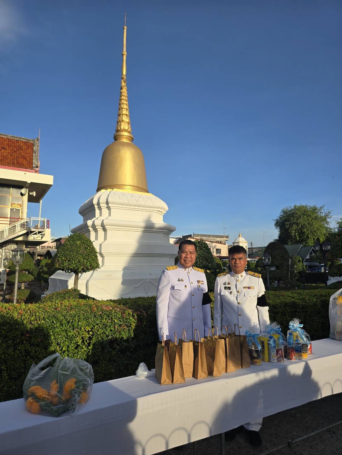 ผอ.สรข.1 ร่วมพิธีบำเพ็ญกุศลในวาระครบ 15 วัน (ปัณรสมวาร) แห่งการสิ้นพระชนม์ ถวายเป็นพระกุศลแด่สมเด็จพระเจ้าลูกเธอ เจ้าฟ้าพัชรกิติยาภา นเรนทิราเทพยวดี กรมหลวงราชสาริณีสิริพัชร มหาวัชรราชธิดา