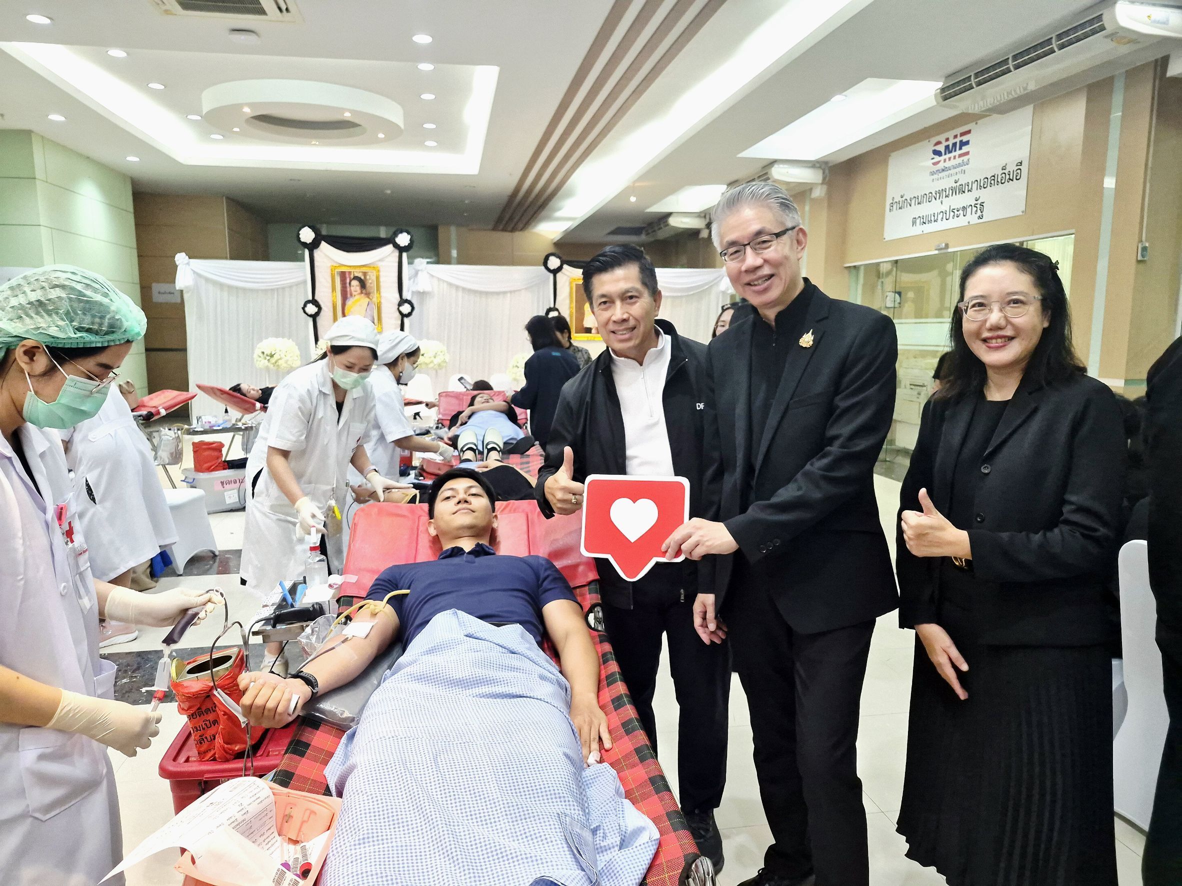กพร. ร่วมกิจกรรมบริจาคโลหิตเฉลิมพระเกียรติสมเด็จพระอริยวงศาคตญาณ สมเด็จพระสังฆราชสกลมหาสังฆปริณายก