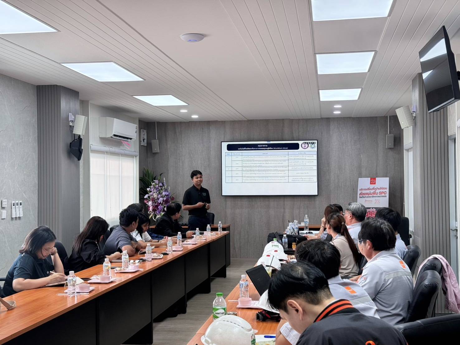 ผอ.กนอ. ร่วมลงพื้นที่สำรวจ จัดเก็บข้อมูล และประชุมหารือกับผู้บริหารและเจ้าหน้าที่ของบริษัท ผลิตภัณฑ์ตราเพชร จำกัด (มหาชน) และบริษัท เอสซีจีซิเมนต์ จำกัด จ.สระบุรี