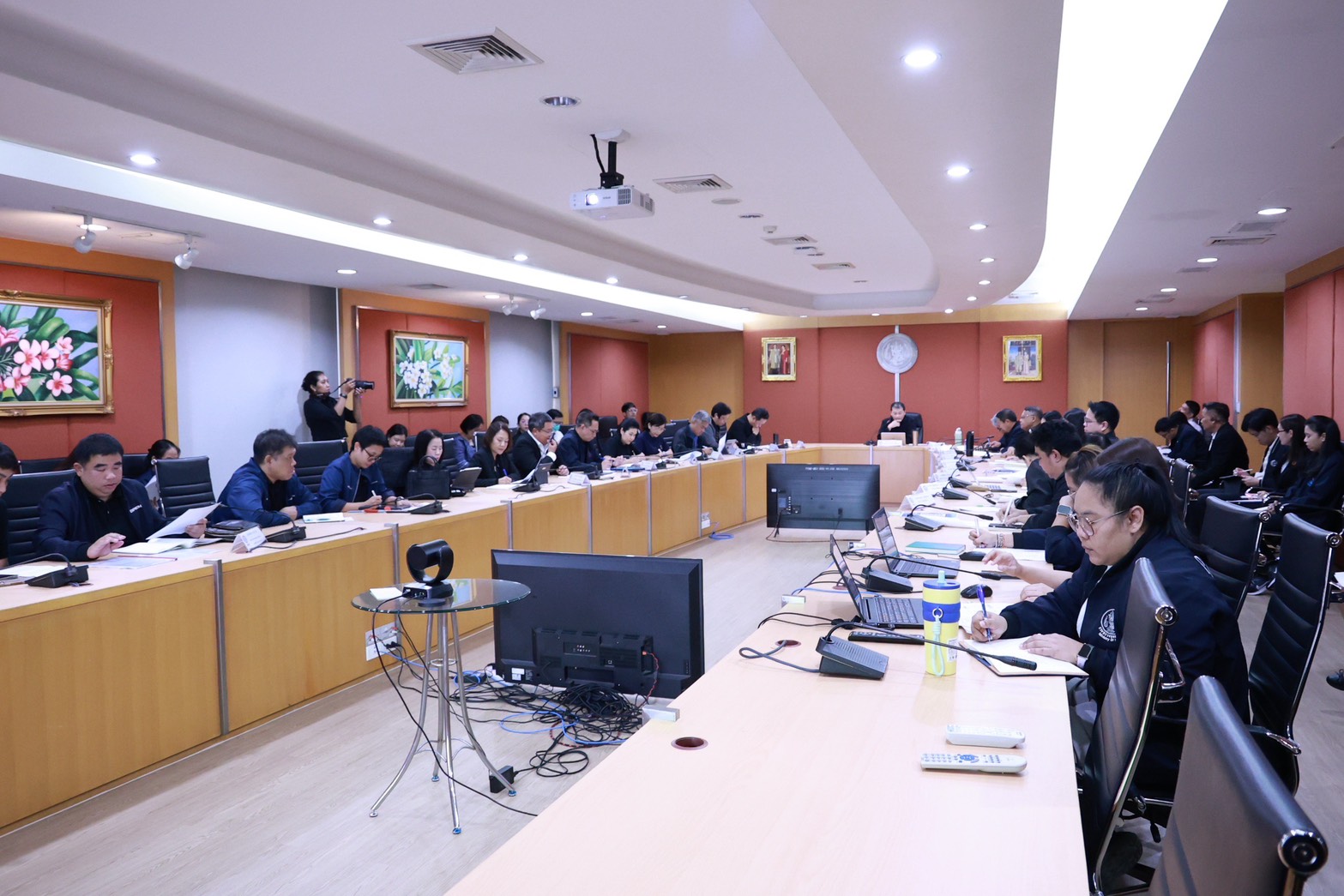 รพร.ปณตสรรค์ฯ พร้อมด้วยเจ้าหน้าที่ กว. เข้าร่วมประชุมศูนย์บริหารสถานการณ์วิกฤต อก. (Crisis Management Center) ครั้งที่ 1/2569