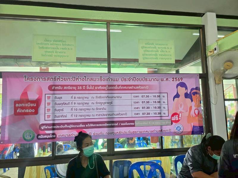 ผอ.สรข.8 เข้าร่วมกิจกรรม "โครงการตรวจคัดกรองสุขภาพเชิงรุกในชุมชน เพื่อคนห้วยกะปิ ปี 2569 เหมืองแร่ปลอดภัยห่วงใยประชาชนปีที่ 9”
