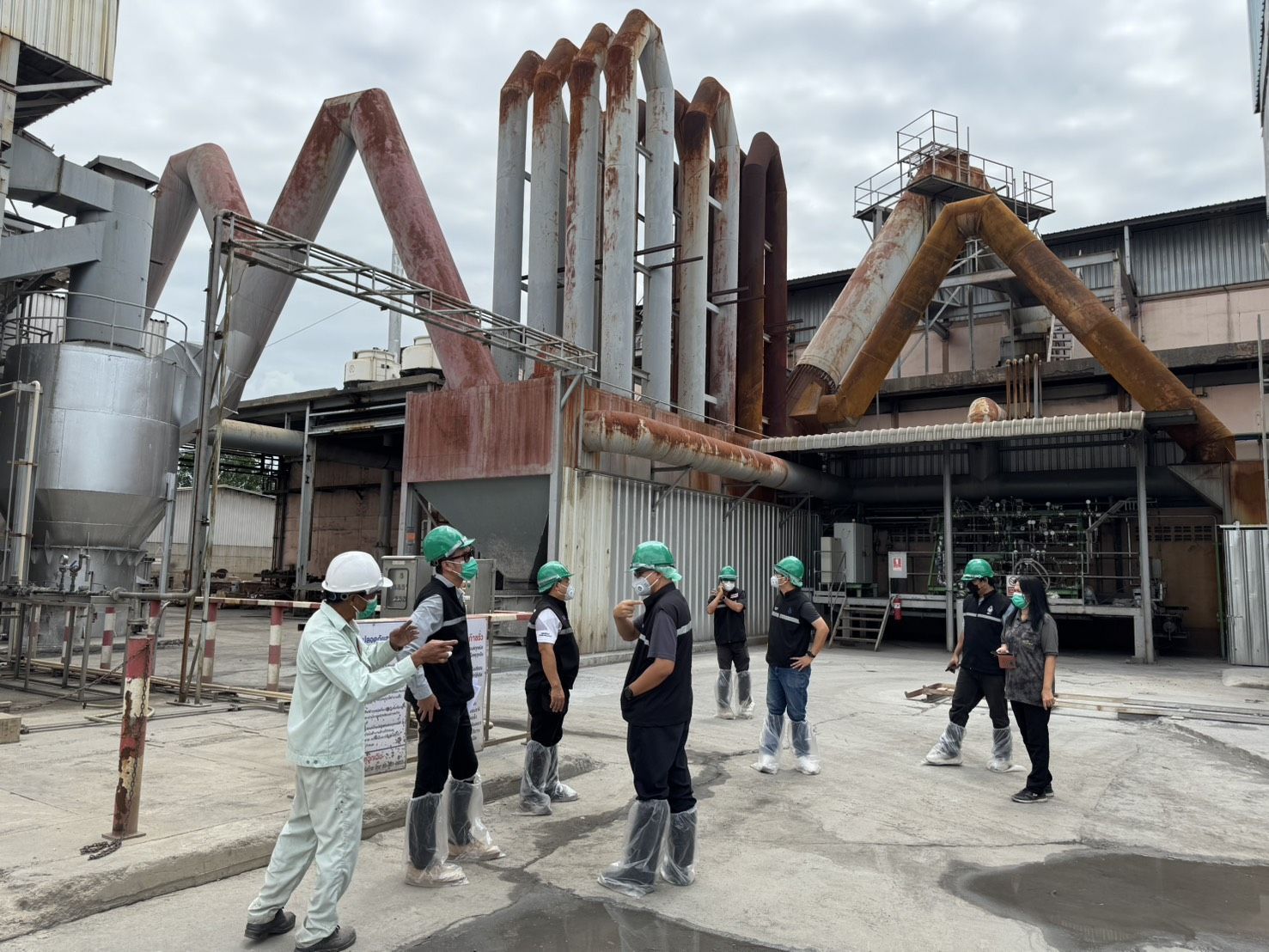 สรข.7 ร่วมตรวจสอบและติดตามการแก้ไขปัญหาการร้องเรียนเรื่องกลิ่นเหม็นจากการประกอบกิจการโรงงานและประกอบโลหกรรม ของบริษัท ปัญญารักษา จำกัด