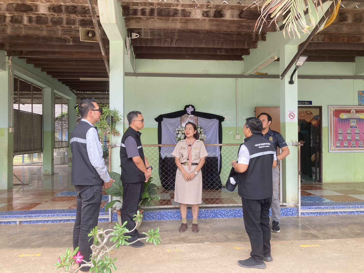 สรข.7 ร่วมตรวจสอบและติดตามการแก้ไขปัญหาการร้องเรียนเรื่องกลิ่นเหม็นจากการประกอบกิจการโรงงานและประกอบโลหกรรม ของบริษัท ปัญญารักษา จำกัด