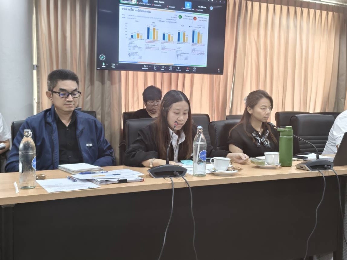 รพร.ปณตสรรค์ เป็นประธานการประชุมคณะกรรมการเร่งรัดติดตามการใช้จ่ายเงินงบประมาณและผลการดำเนินงานของ กพร. ครั้งที่ 7/2569