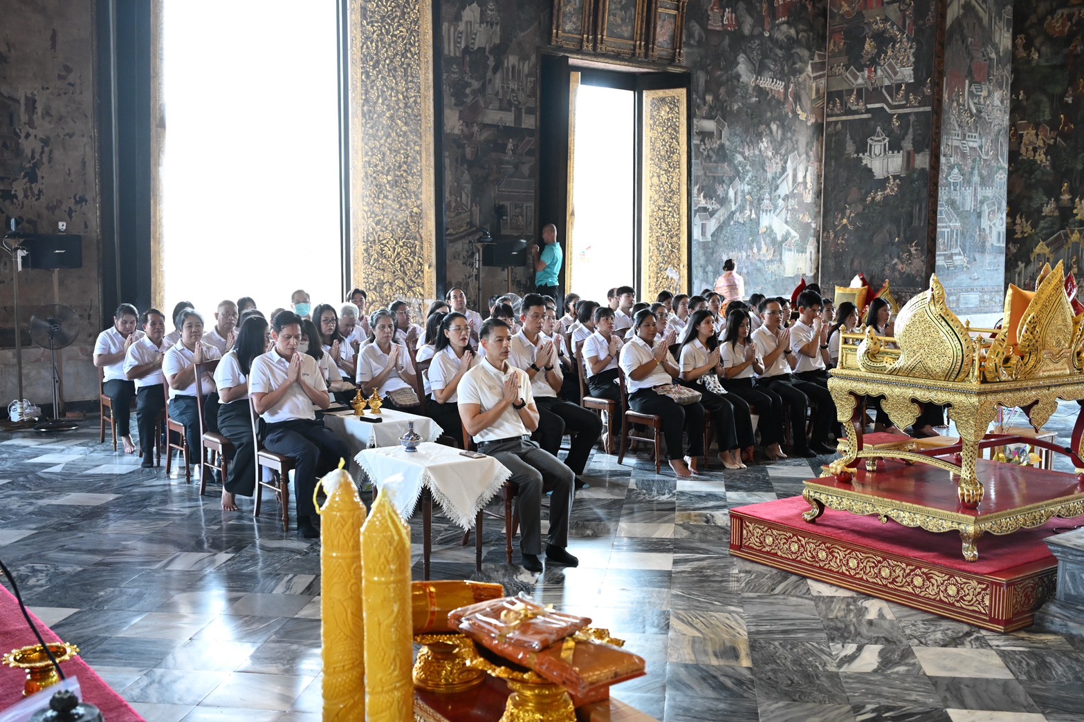 อพร. เป็นประธานในพิธีถวายเทียนพรรษา พร้อมเครื่องไทยธรรม ในกิจกรรมภายใต้โครงการส่งเสริมพระพุทธศาสนา เนื่องในวันอาสาฬหบูชาและวันเข้าพรรษา ประจำปี พ.ศ. 2569