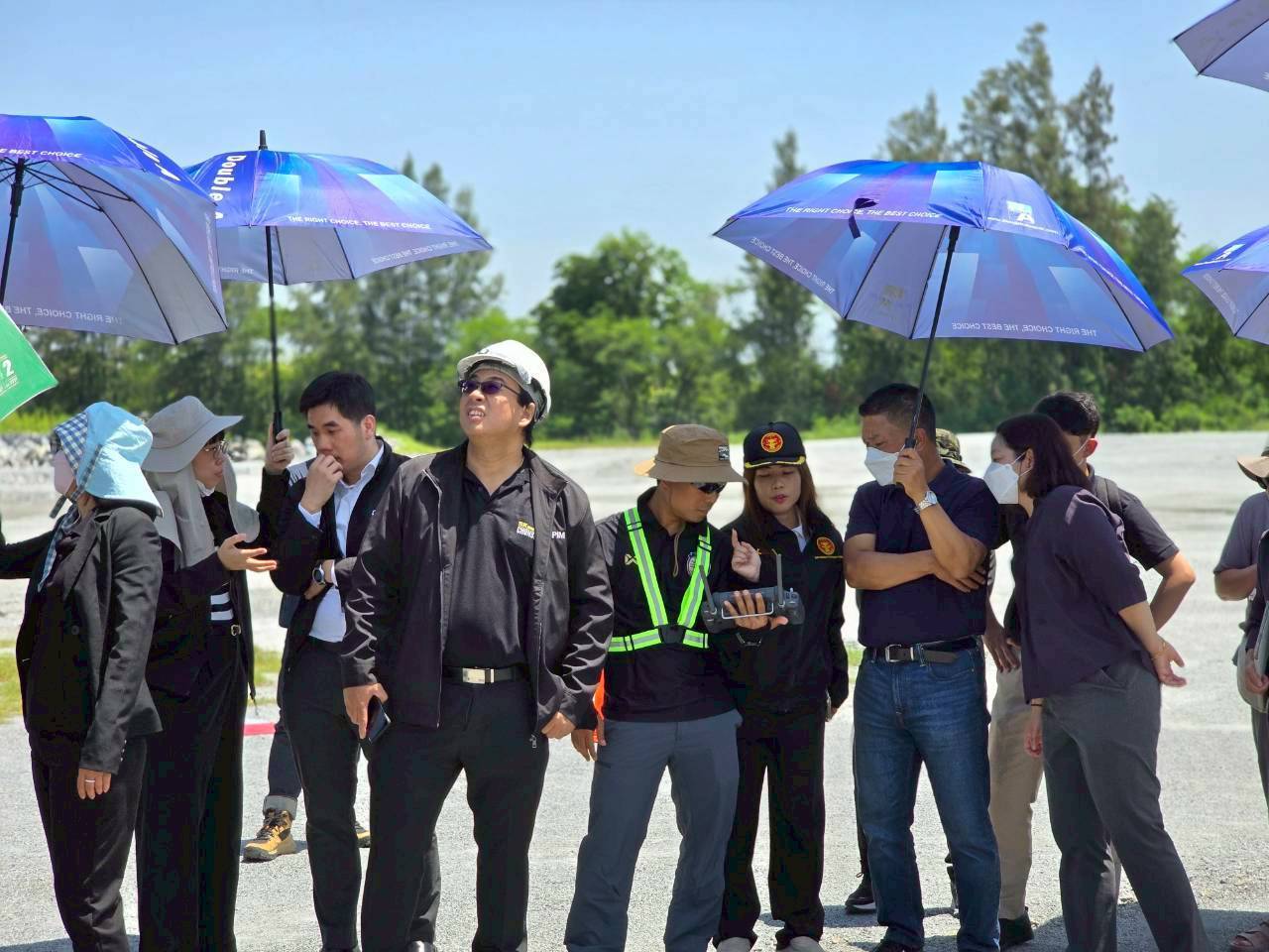 กว. และ สรข.8 ร่วมเป็นวิทยากรสาธิตและบรรยายในกิจกรรมการศึกษาดูงานและแลกเปลี่ยนองค์ความรู้เกี่ยวกับการนำเทคโนโลยีอากาศยานไร้คนขับมาใช้ในการตรวจสอบด้านสิ่งแวดล้อม